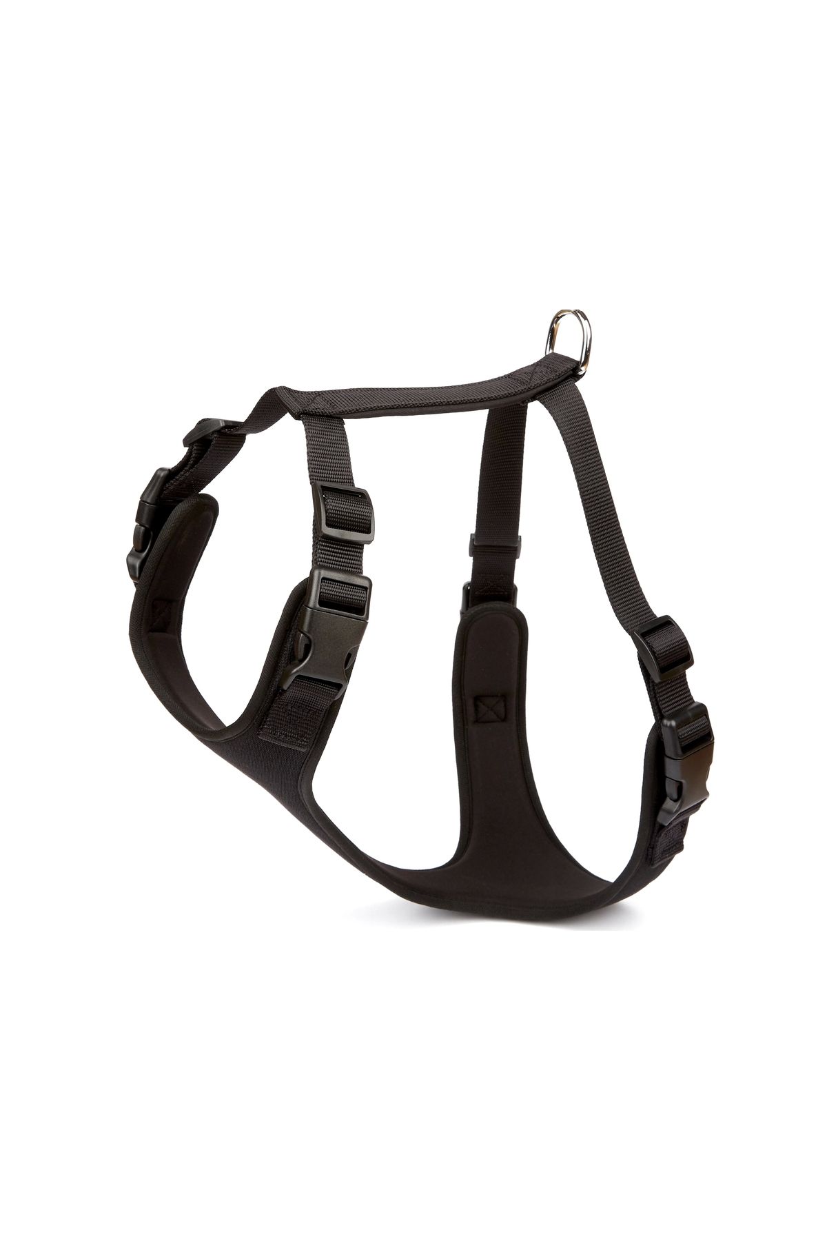 DOGGİ Doggie Havalı Ped Dokuma Köpek Göğüs Tasması 70/95 cm Siyah