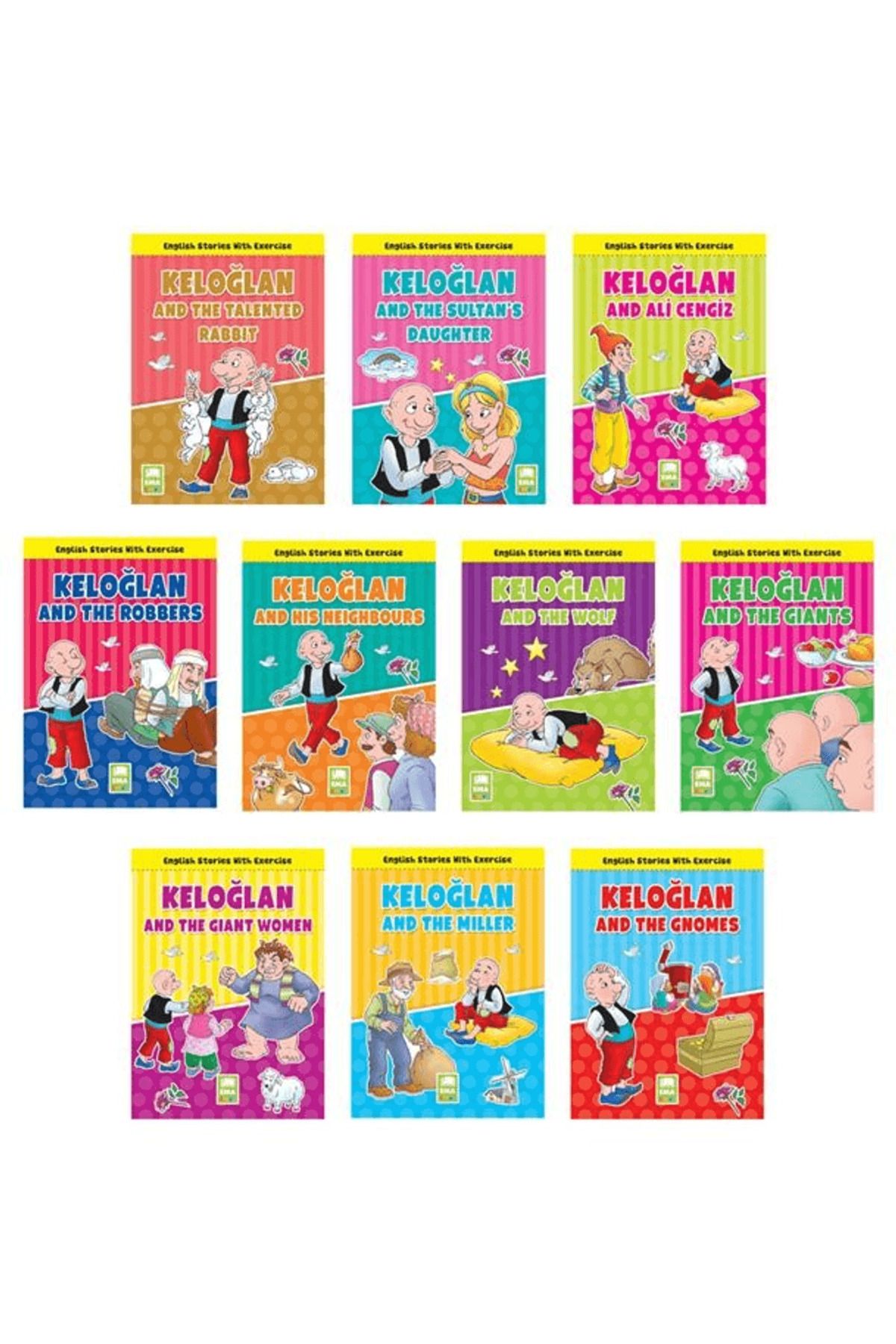 Ema Çocuk Keloğlan Stories (10 Kitap)
