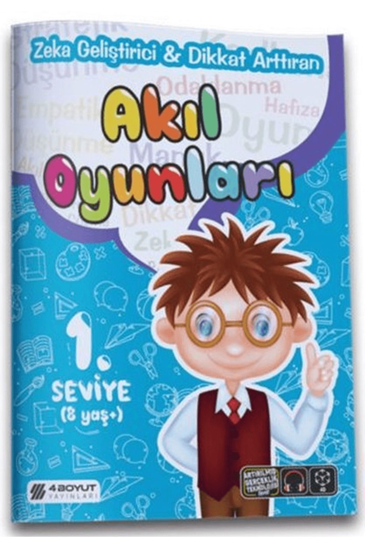 4 Boyut Yayınları Akıl Oyunları 1.Seviye(8 Yaş+)