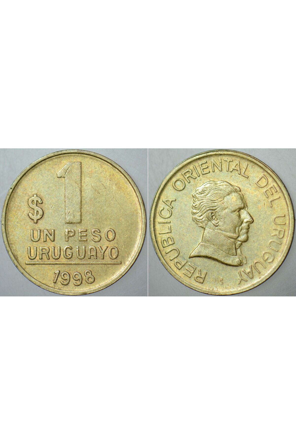 Banknoting URUGUAY 1 PESO 1998.