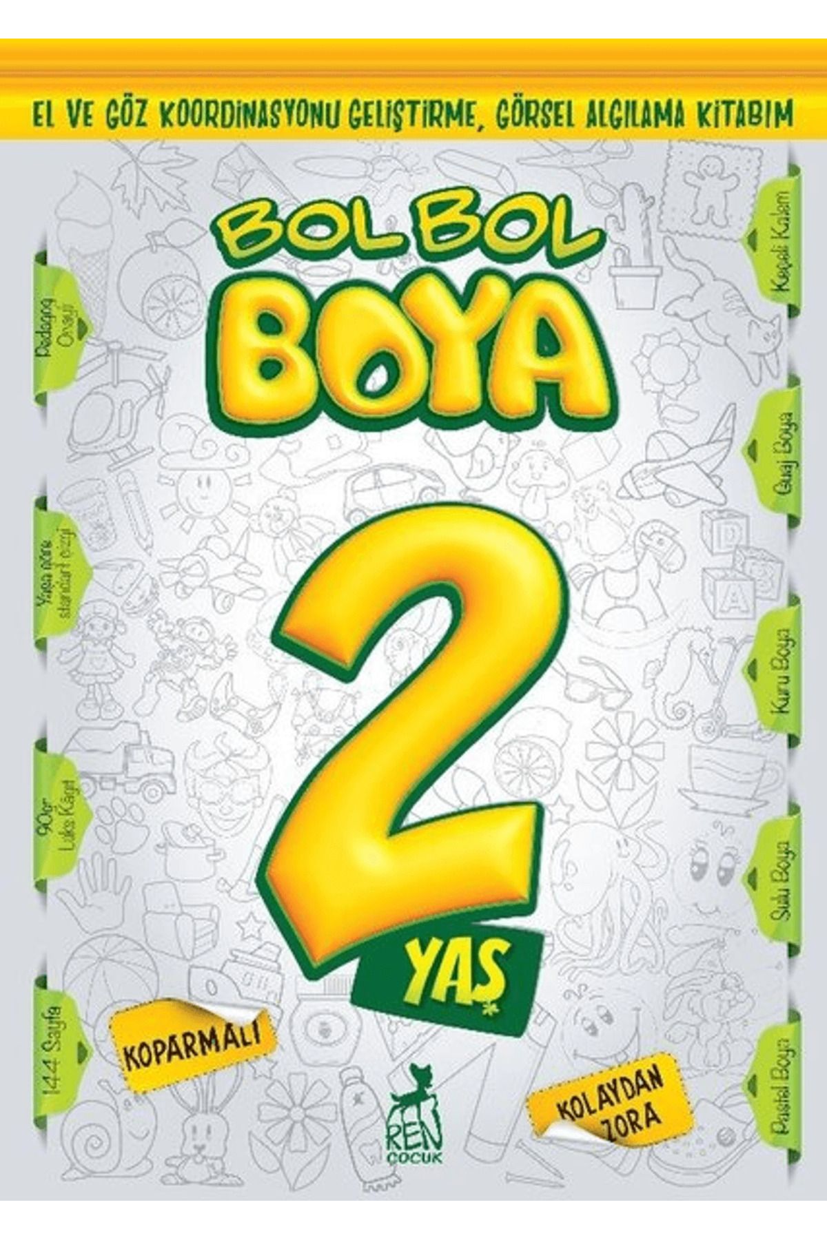 ren çocuk Bol Bol Boya 2 Yaş