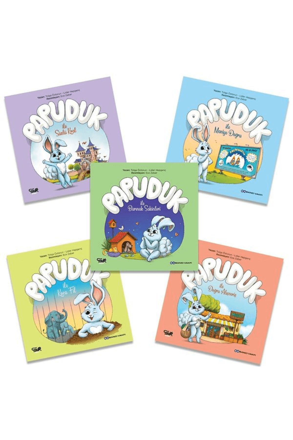 Tekir Kitap Papuduk 5'li Set