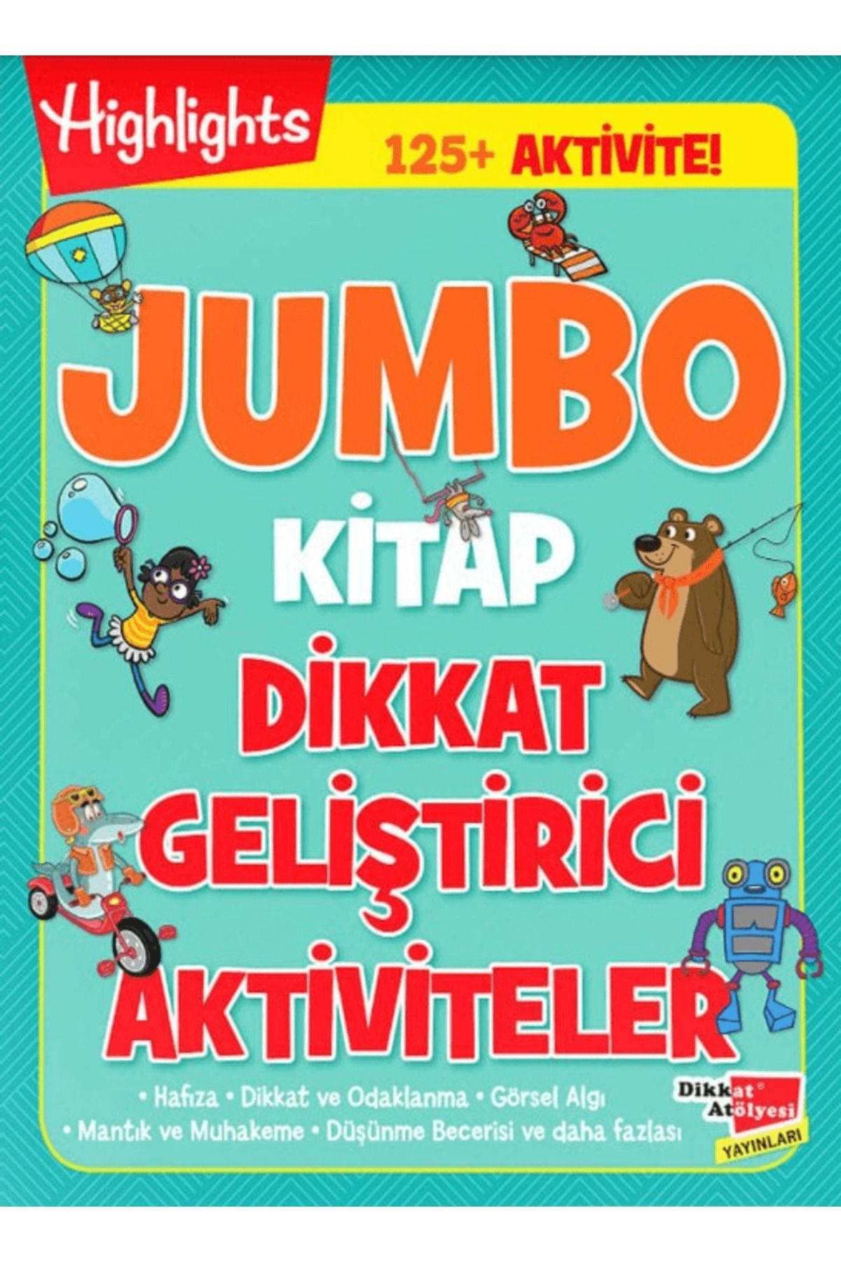 Dikkat Atölyesi Yayınları Jumbo Kitap Dikkat Geliştirici Aktiviteler