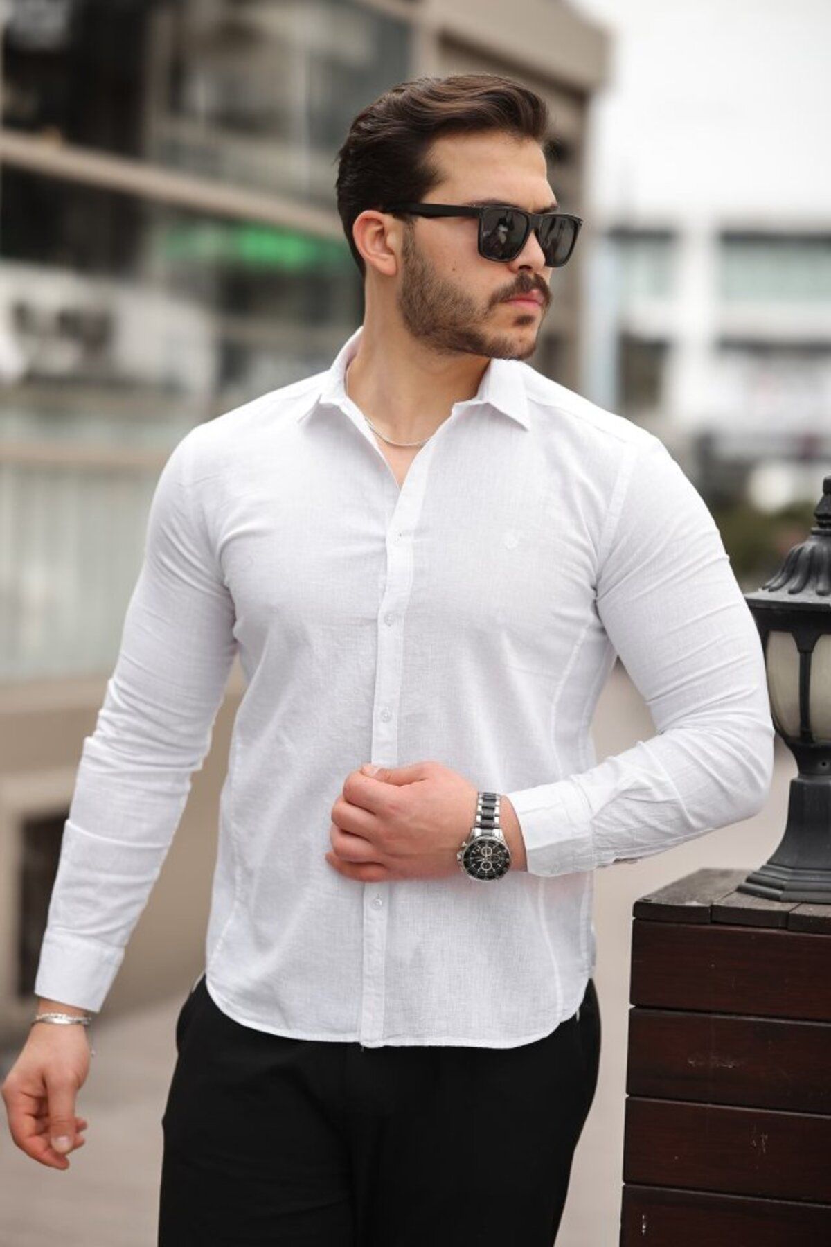 ETİLER COLLECTION Erkek Basic Gömlek