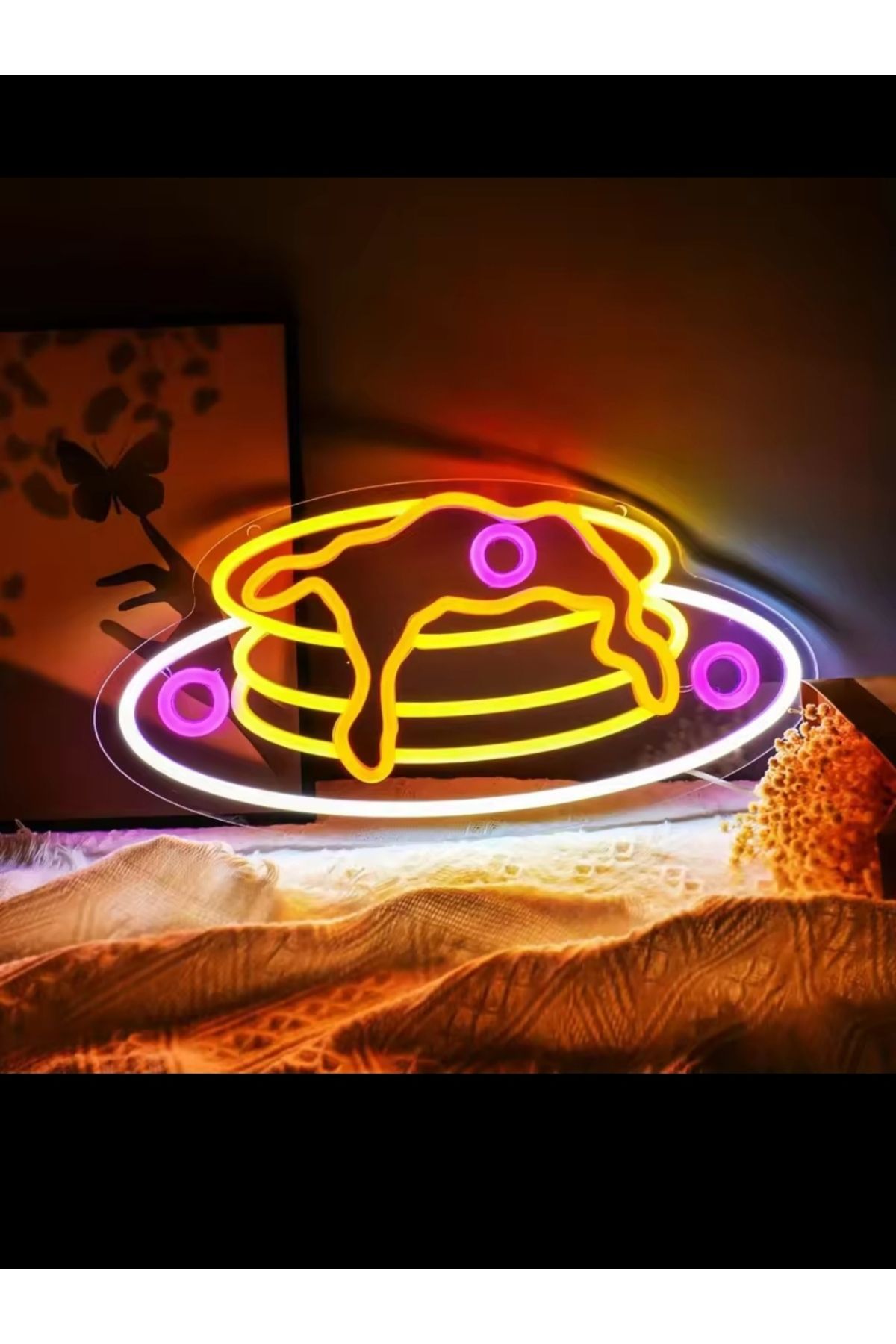 KAMER Neon led Işıklı pasta