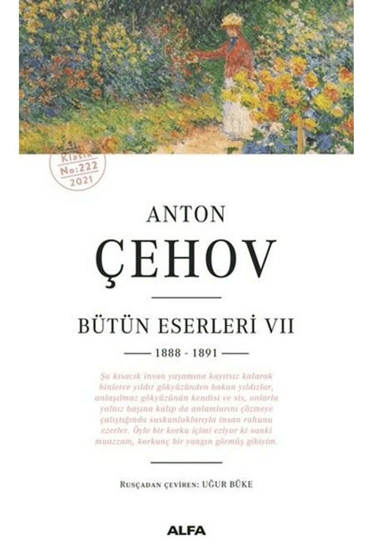 Alfa Yayınları Anton Çehov - Bütün Eserleri 7 (1888 -1891)