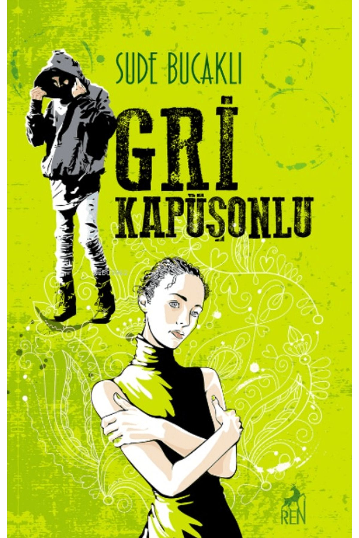 Ren Kitap Gri Kapüşonlu