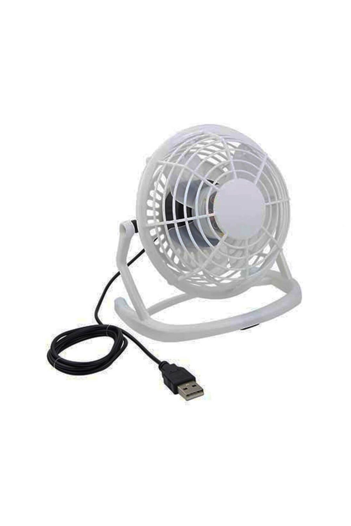 Koodmax Masaüstü Usb Fan - Taşınabilir Usb Vantilatör - Plastik - Beyaz