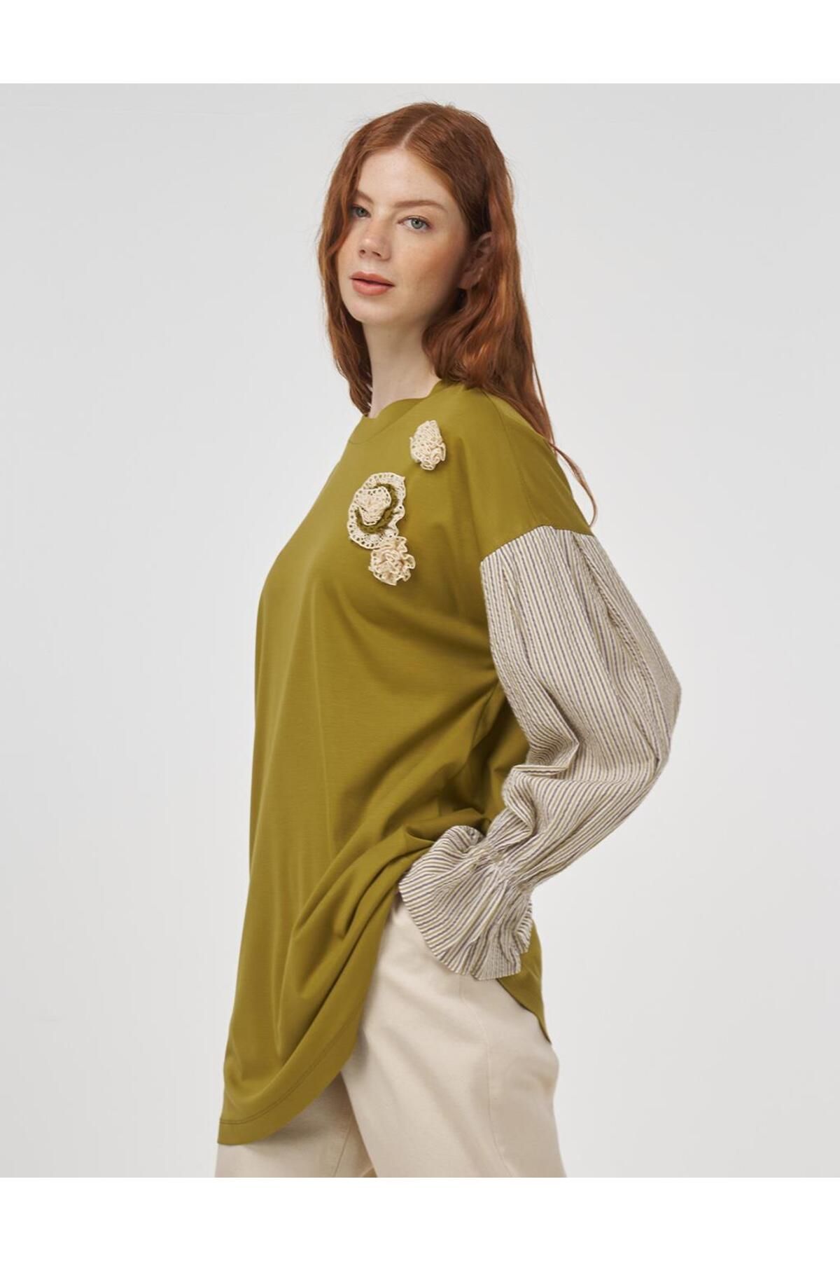 KYR Garnili Penye Sweatshirt Haki