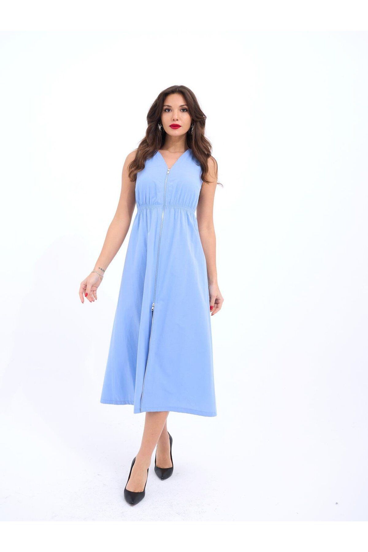 ETİLER COLLECTION 6510 ELBİSE-KOYU MAVİ