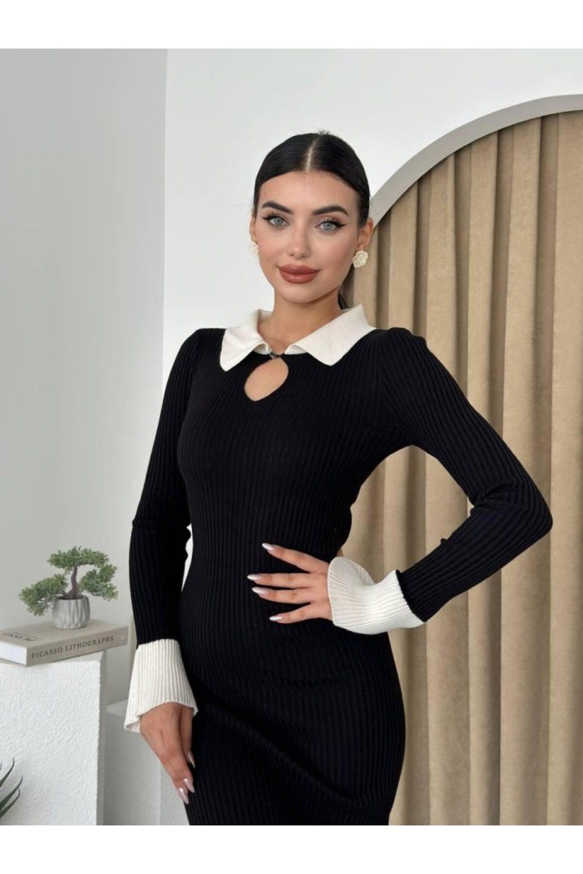 ETİLER COLLECTION Plauen Triko Elbise