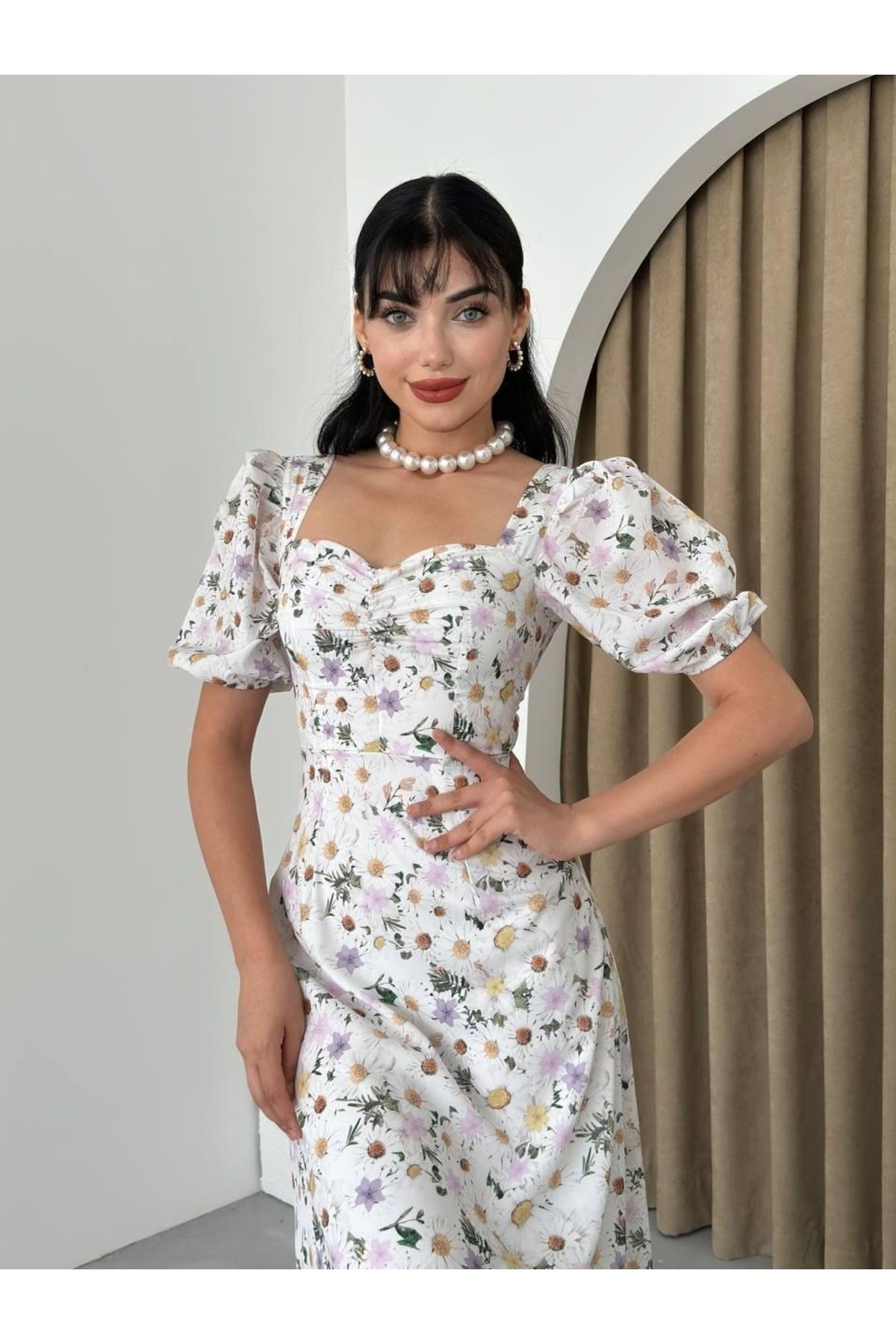 ETİLER COLLECTION Juna Midi Boy Elbise