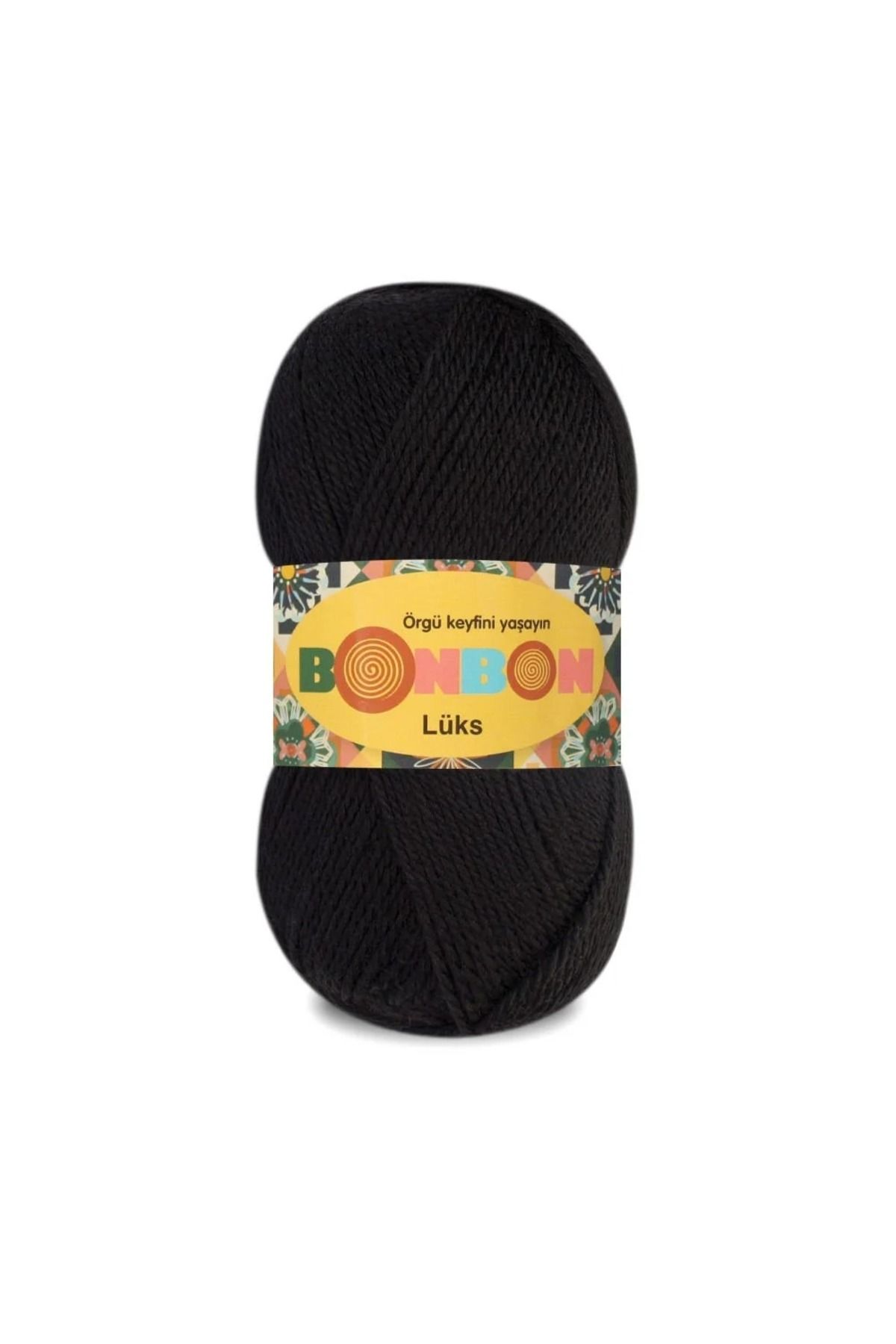 NAKO Bonbon Lüks 98206 Siyah (5 Adet) Örgü İpi