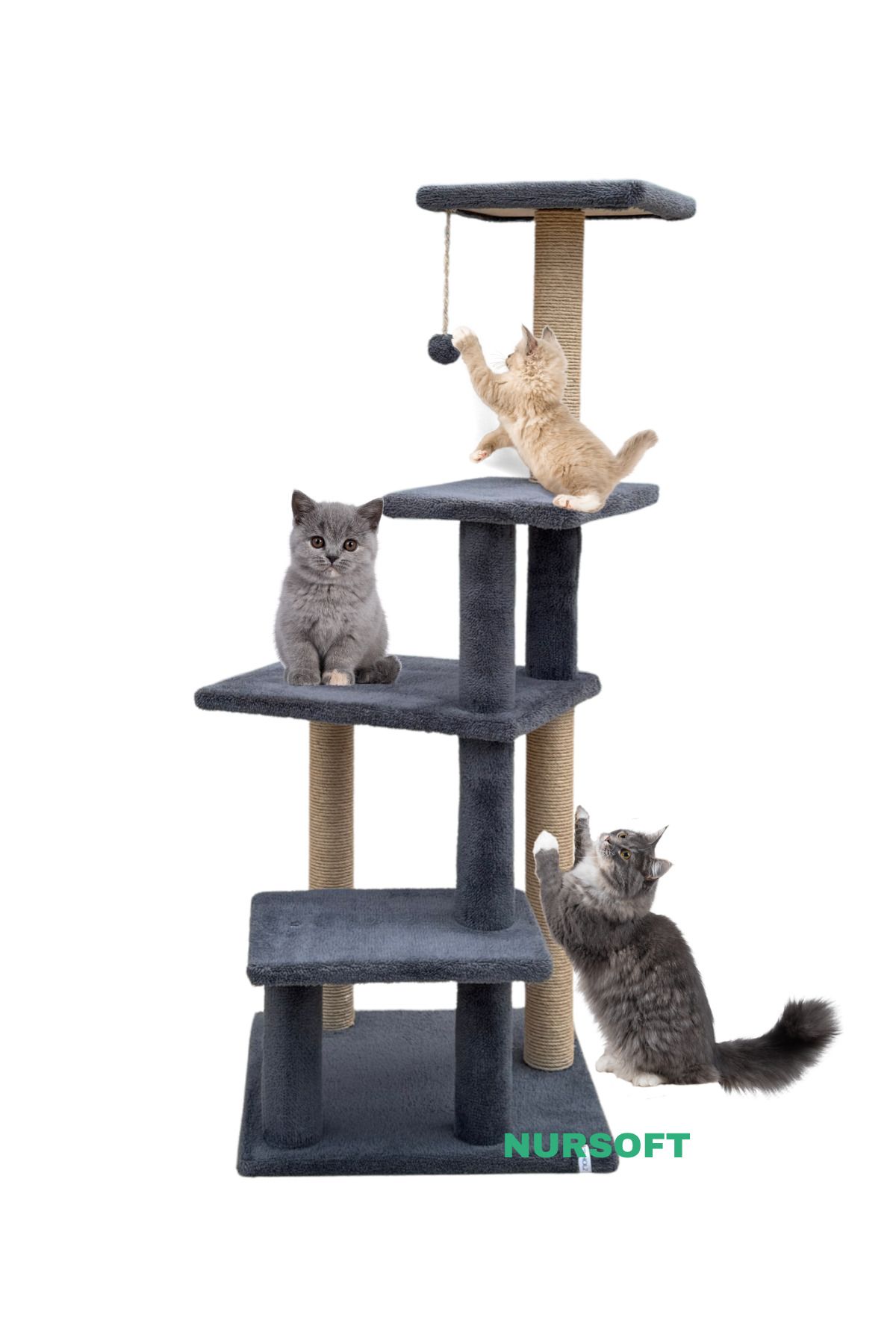Nursoft-Premium Scratching Board Multi-Layer Long Size Large Size Cat Seat Scratching Protector 3