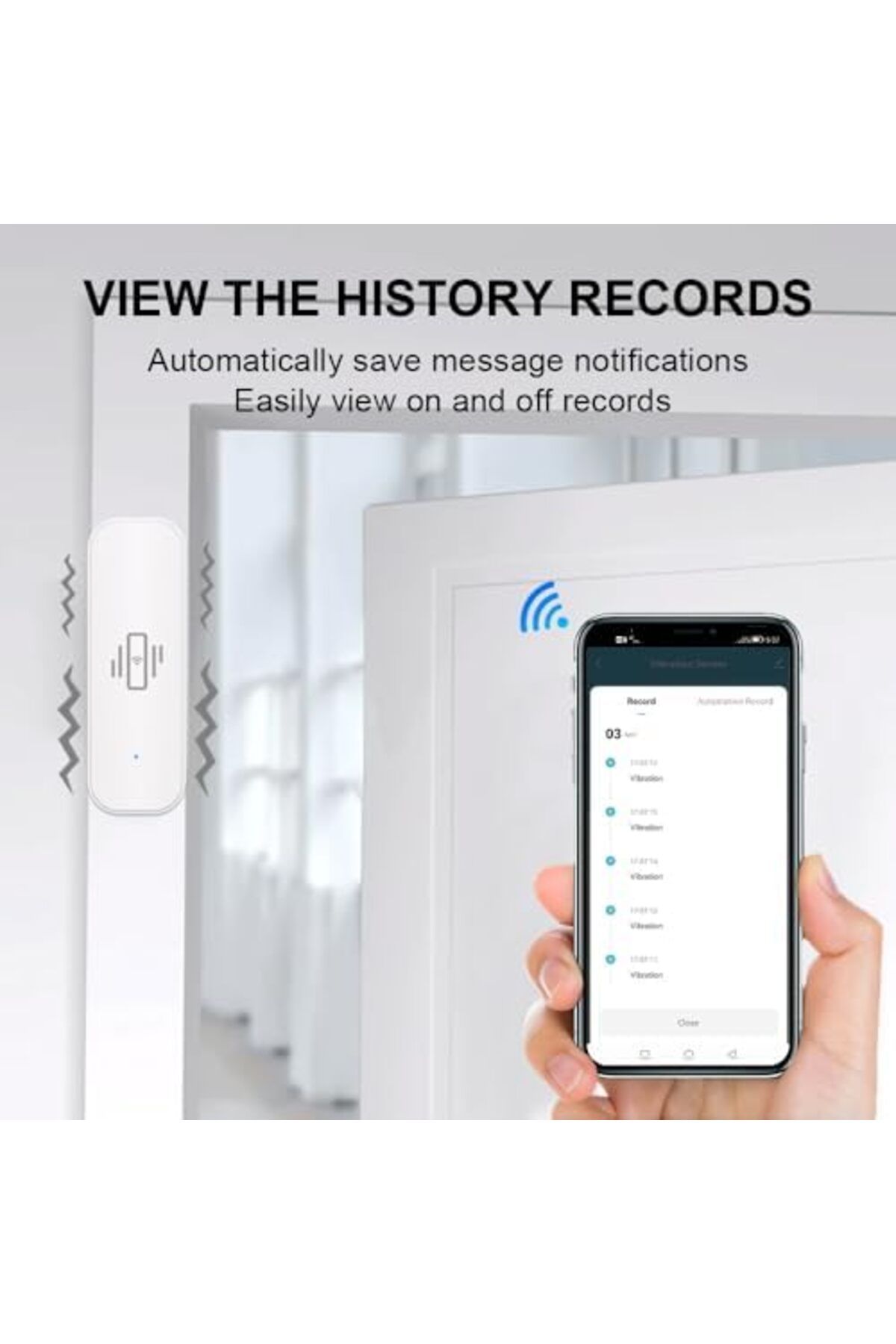 UanTii-Smart Vibration Detector Tuya Wifi Vibration Sensor Smart Home Security System Support Smart 6
