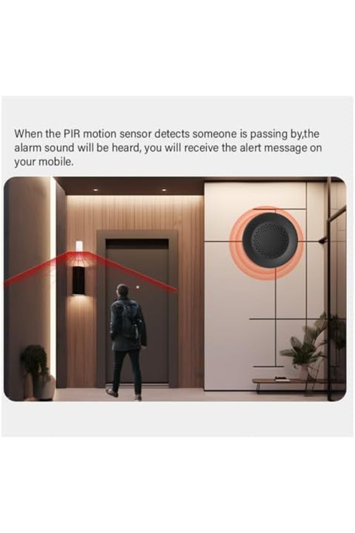 UanTii-Tuya Smart Siren Alarm 100dB Loud Speaker Wifi Siren Speaker with Strobe Light Alert for Home 8