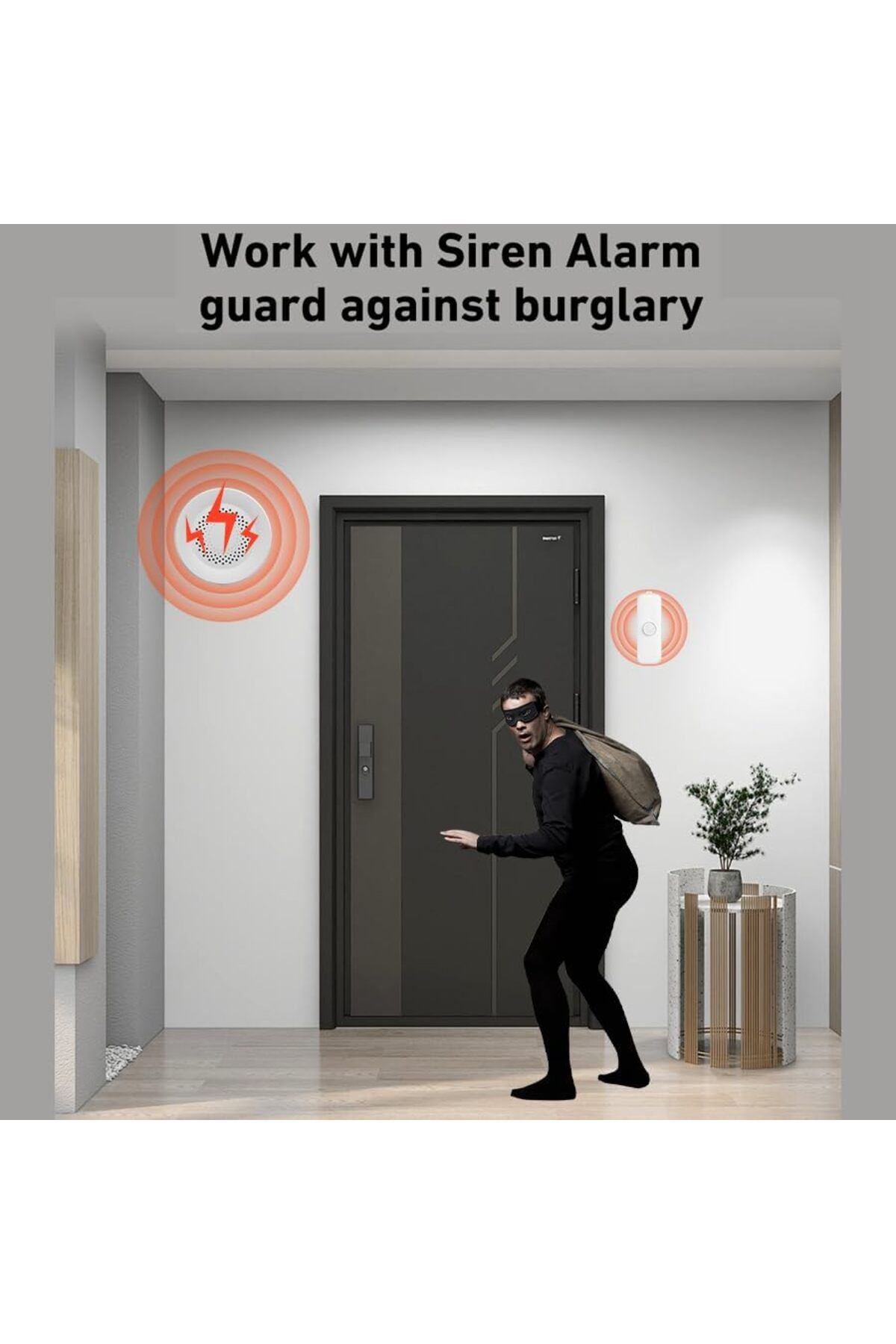 UanTii-Smart PIR Motion Detector Tuya Wifi Human Movement Sensor for Home Security Works with Smart 5