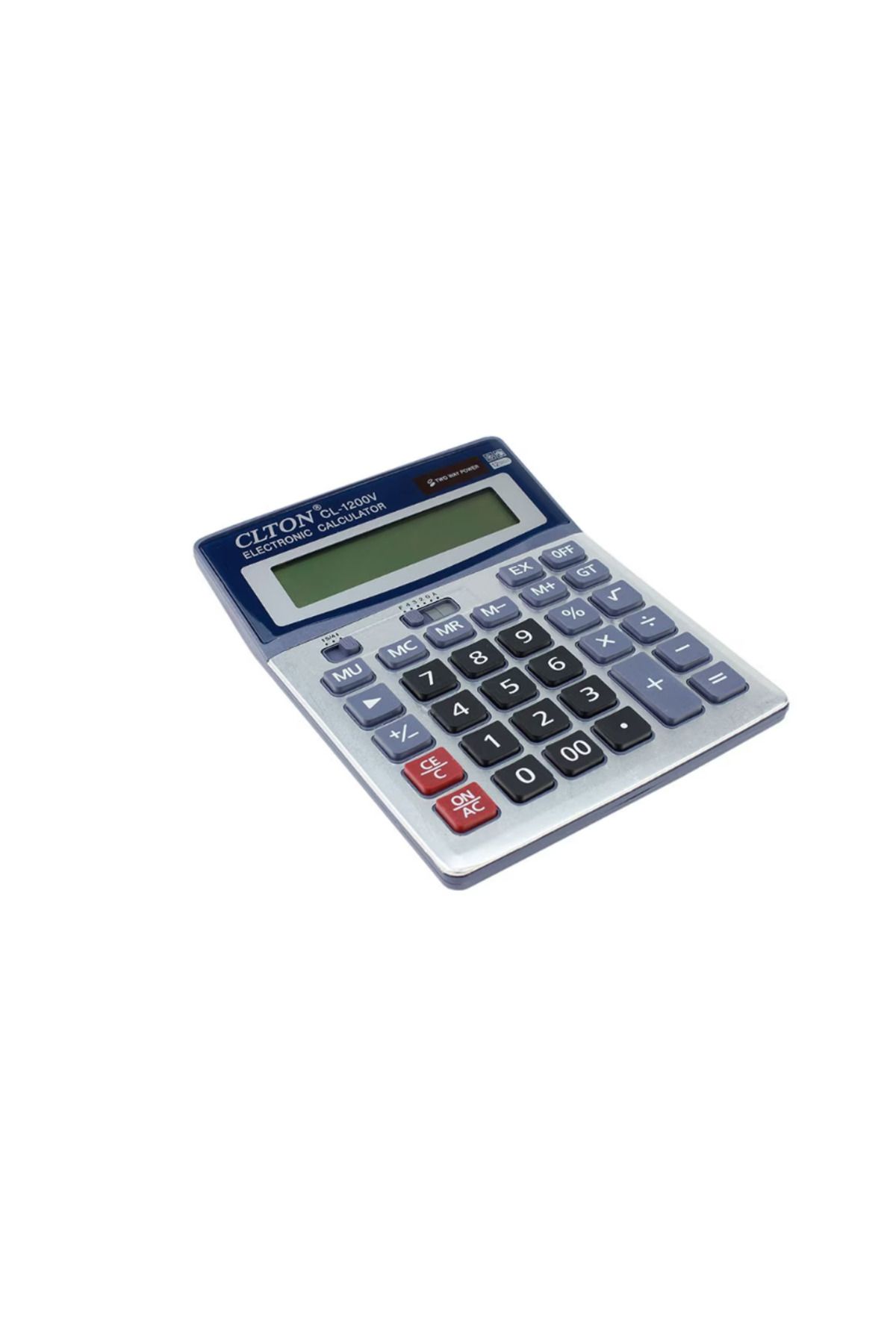 K KATHODE-Calculator, Desktop, Blue, 12 Digits, Dual Power Supply, Large Display, K Kathode 8