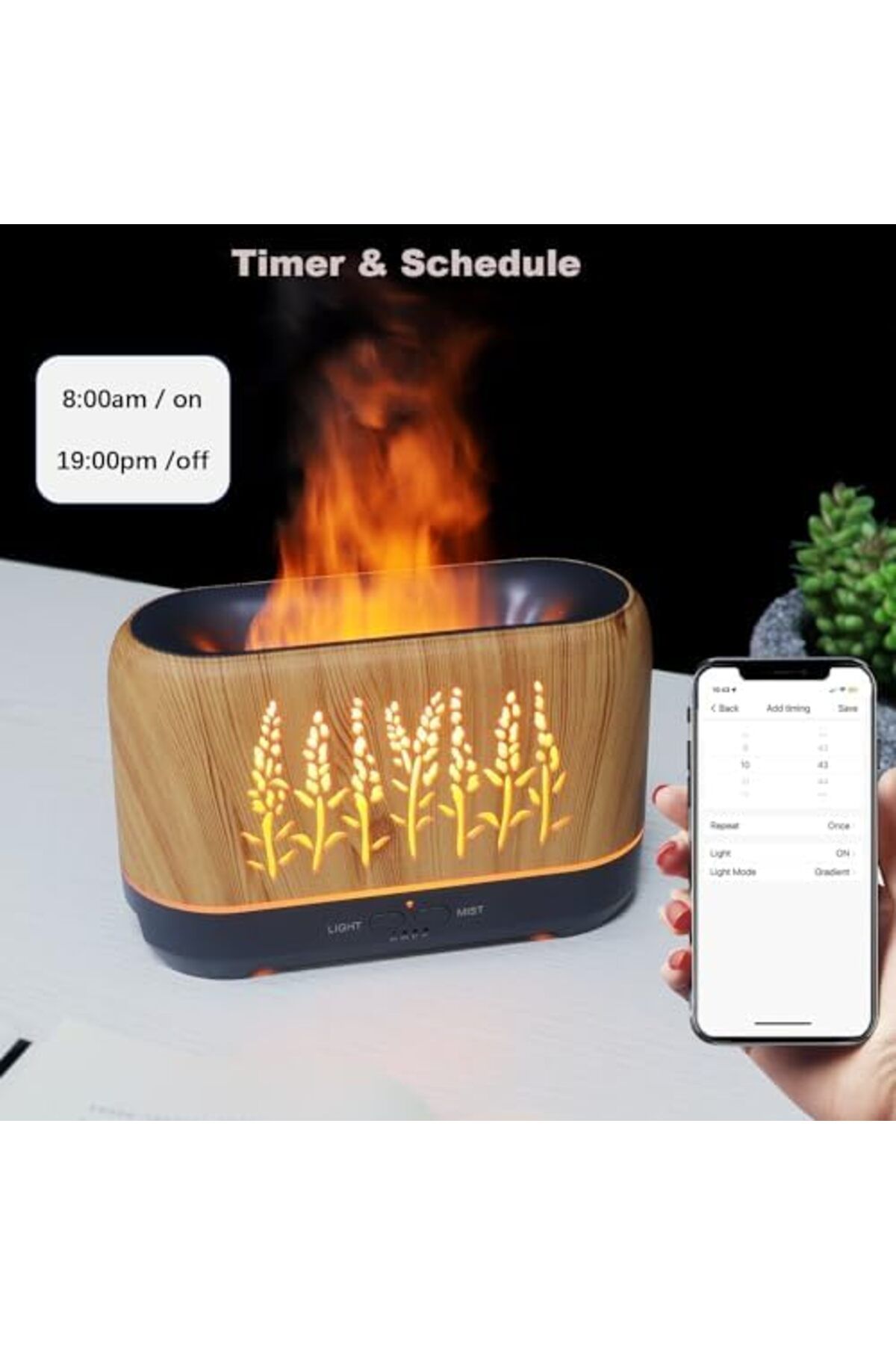 UanTii-موزع روائح ذكي Tuya Wifi مرطب هواء مع موزع زيوت عطرية 7