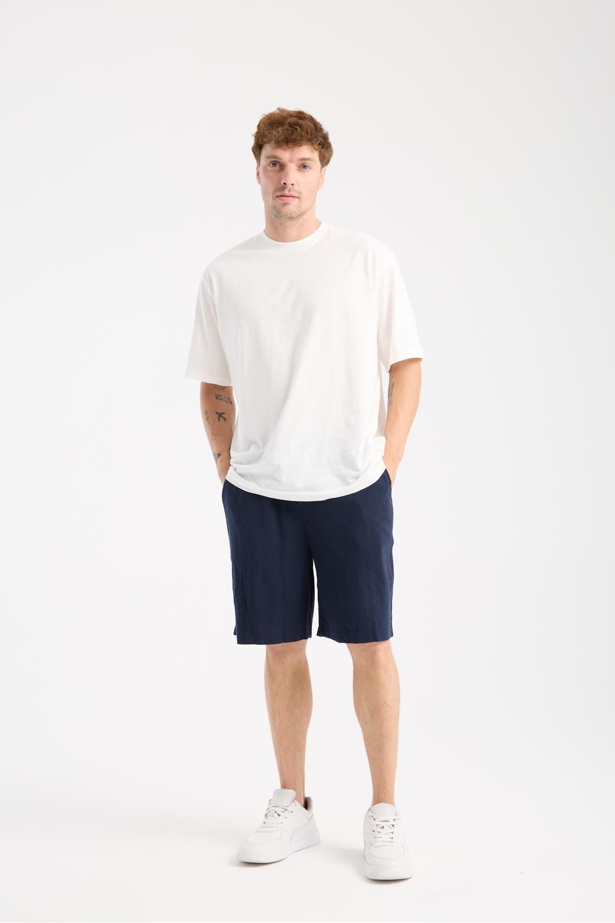 Store %100 Pamukl Erkek Şort - Oversize Ve Spor Şıklık, Yazlık
