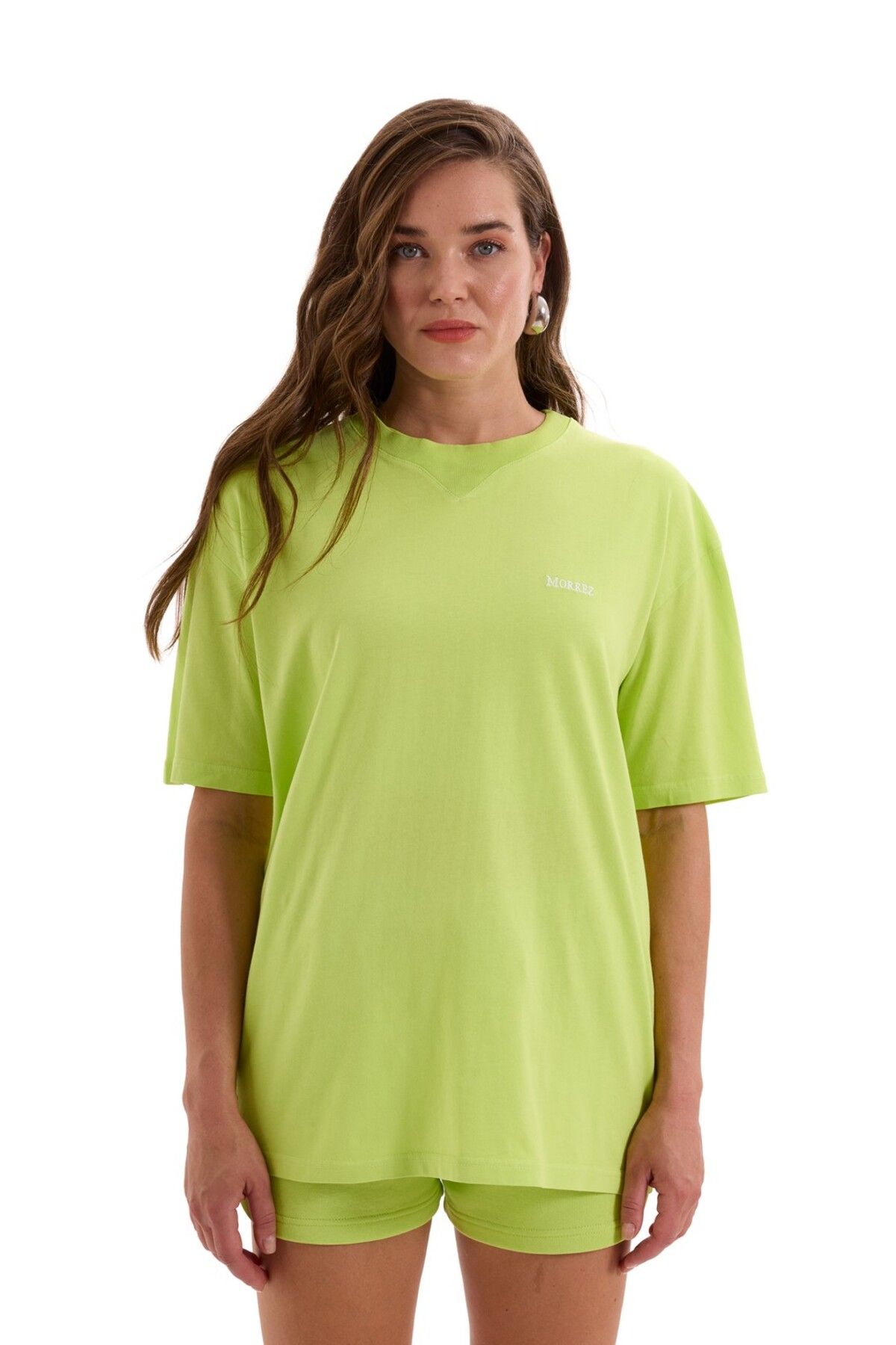 MORREZ Yeşil Essentials Oversize T-Shirt K