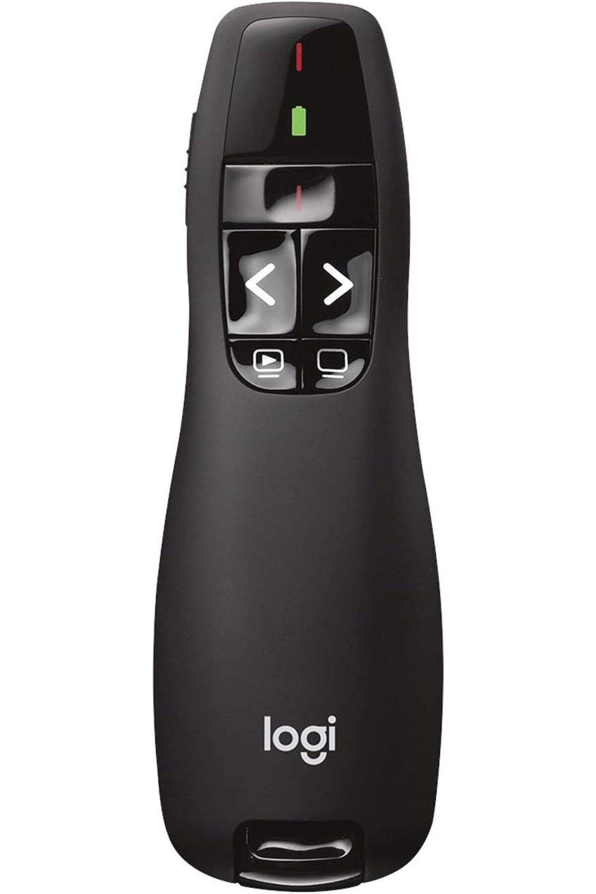 logitech-Wireless Presenter R400, Wireless Presentation Remote Clicker with Laser Pointer, Black 1