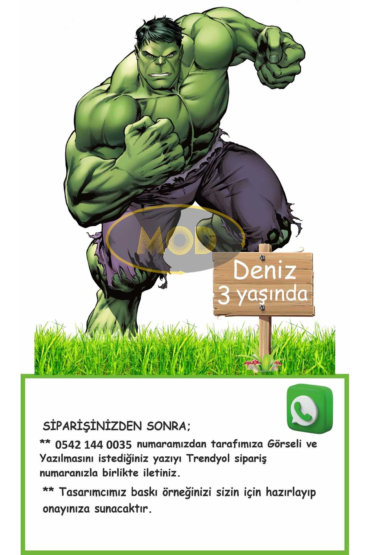 MOD DOĞUM GÜNÜ 3 BOYUTLU AYAKLI MAKET PANO 50X70 CM