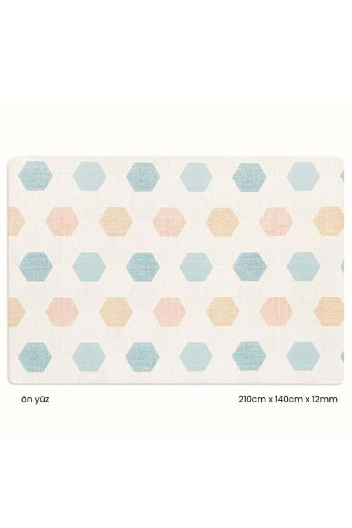 Unigo Pastel Honeycomb Medium Oyun Matı ve Halısı fotoğrafı 2 (önizleme)