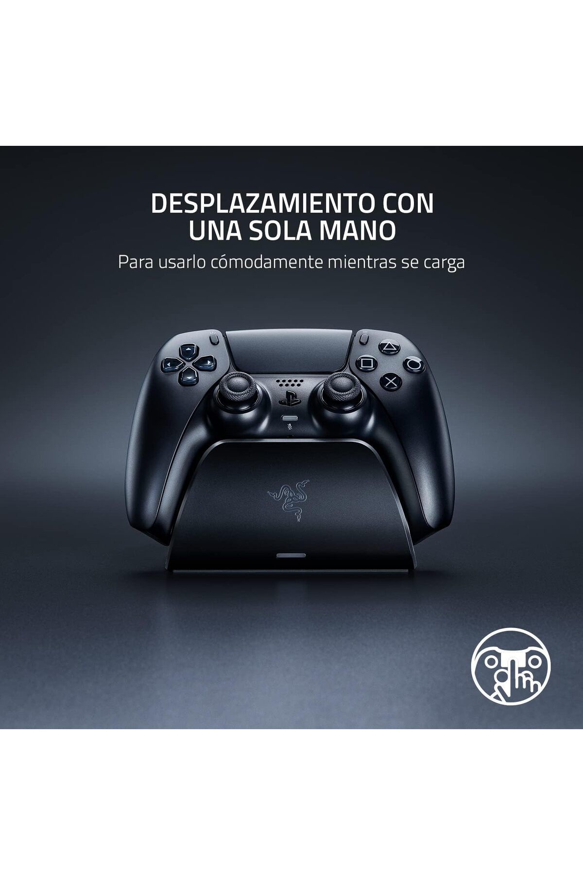 RAZER-Quick Charging Stand for PS5 – Officially Licensed, USB-Powered Dock for DualSense Controller 2