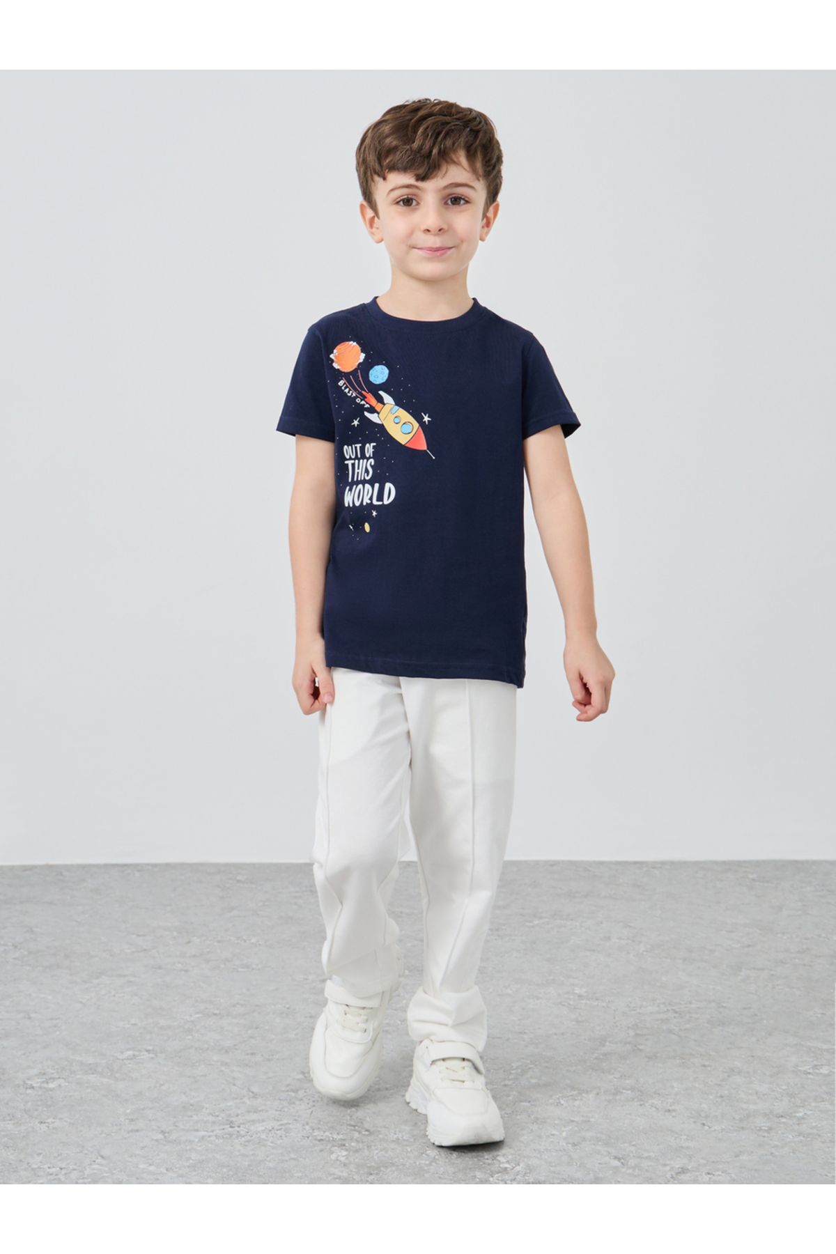 Styli-Regular Fit Joggers with Pintuck Detail 2