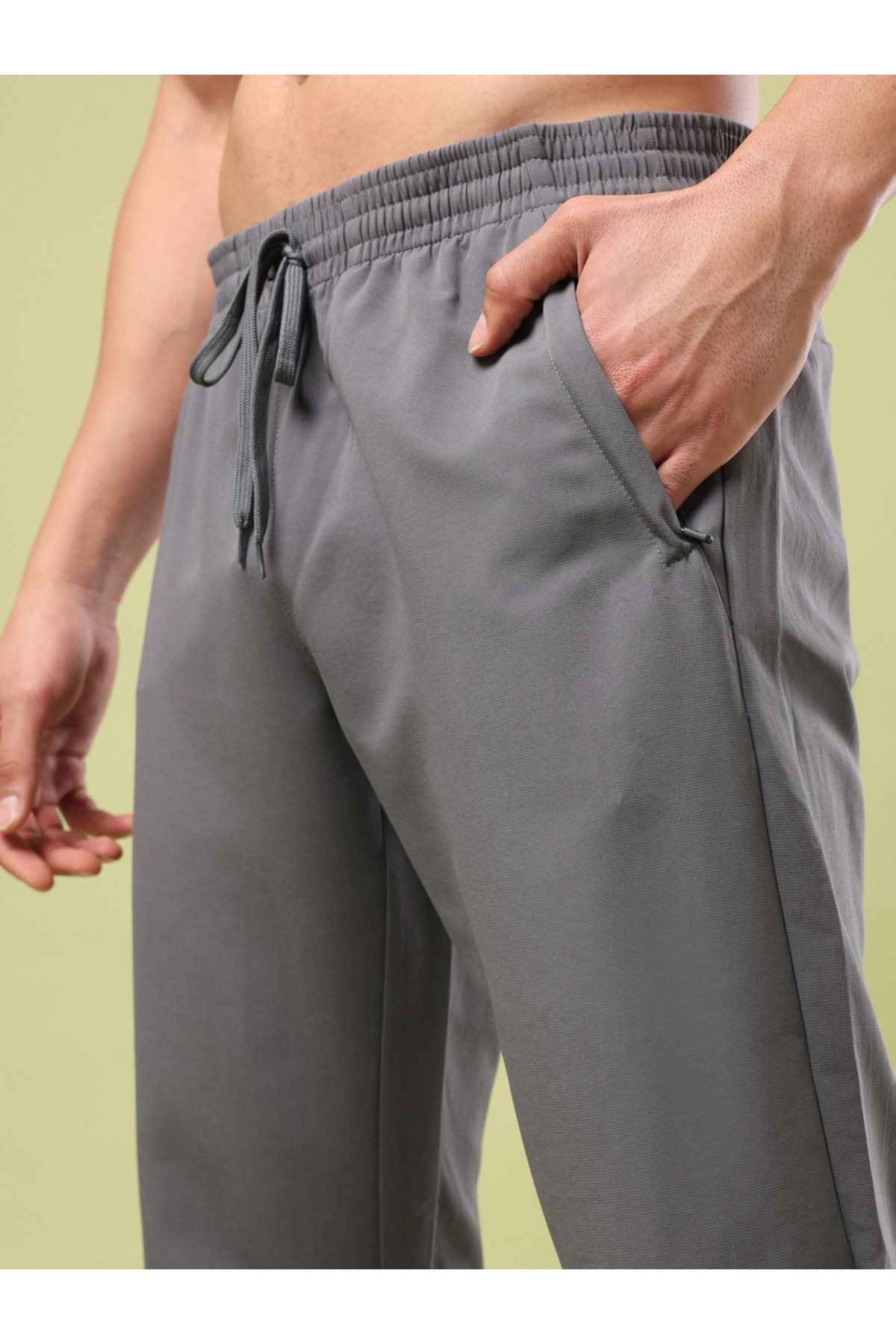 Technosport By Styli-Solid Trackpants with Drawstring 3