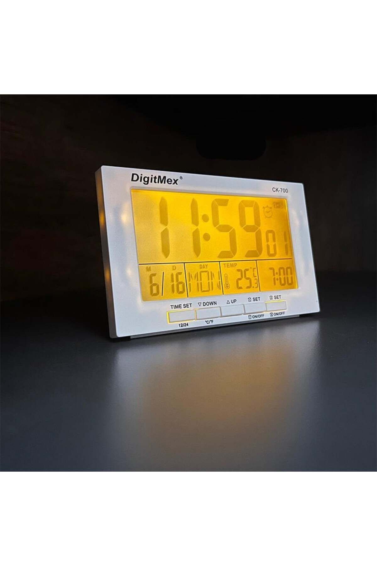 Digitmex CK-700 Dijital Saat ve Sıcaklık Ölçer