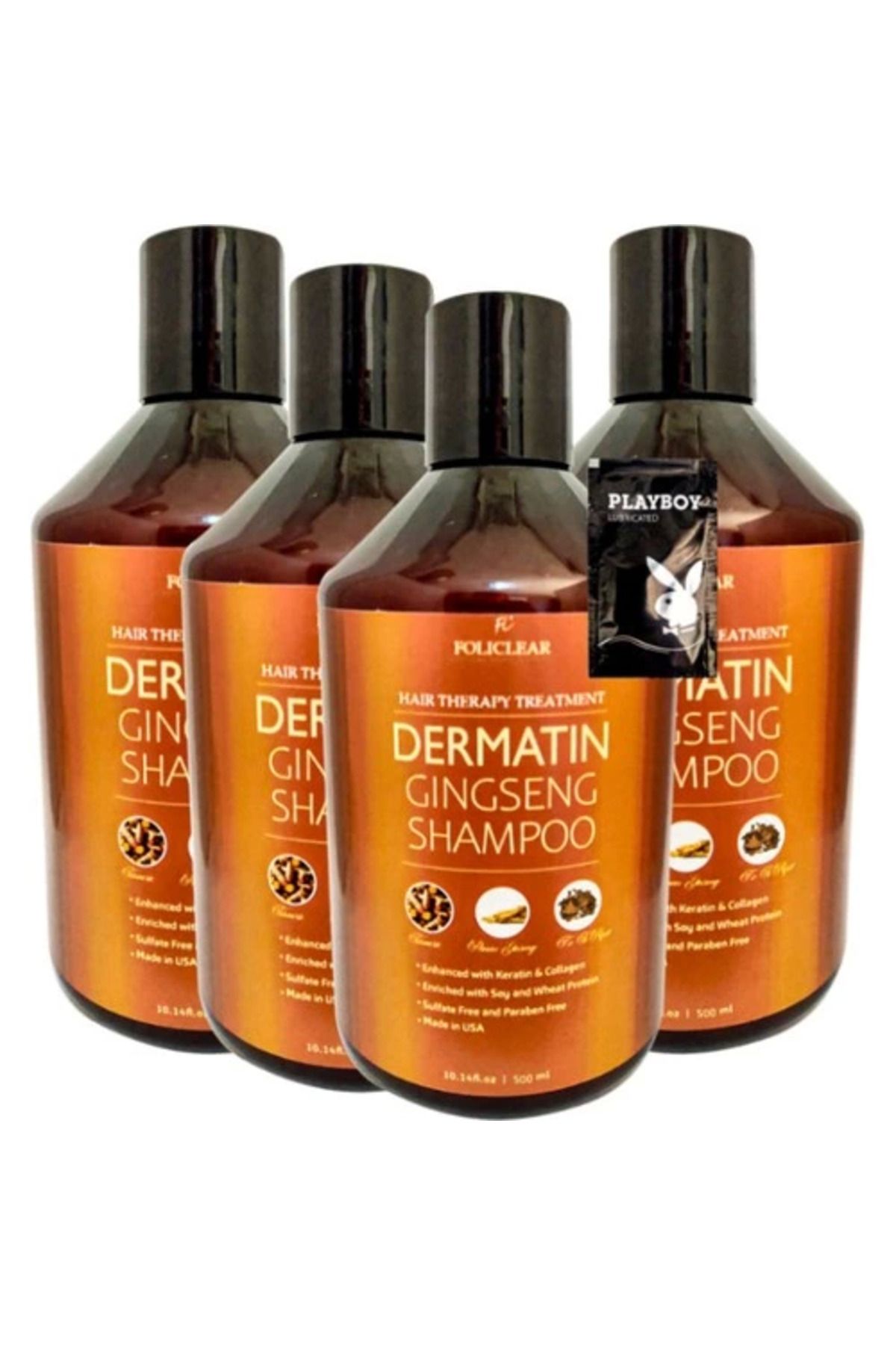 Vemora Policlear Dermatin Shampoo Ginsengli Özel Bakım Şampuanı 500 ml + Jel