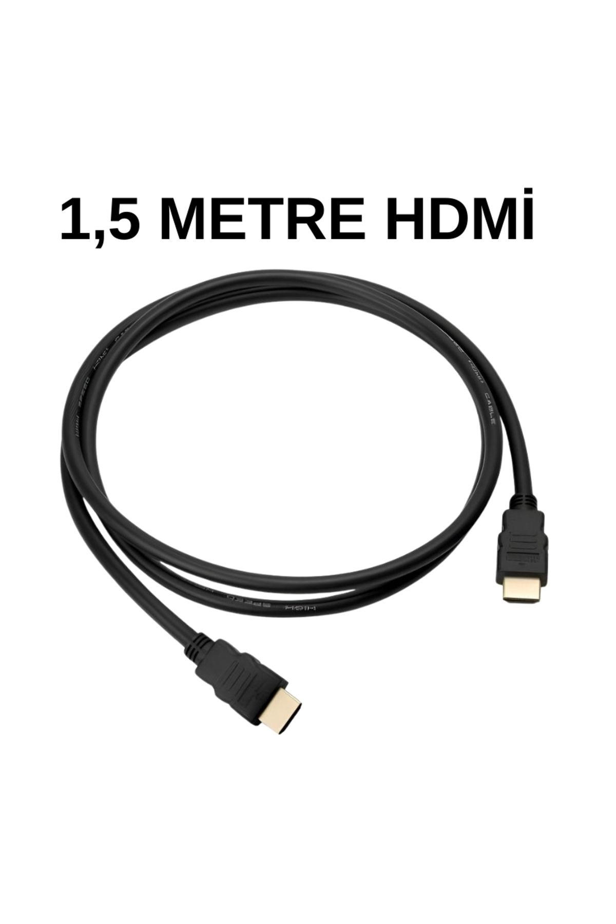 SpeedUF HDMI Kablo 1.5m – Full HD 1080p, Altın Uçlu, TV Bilgisayar Konsol Uyumlu Görüntü Kablosu