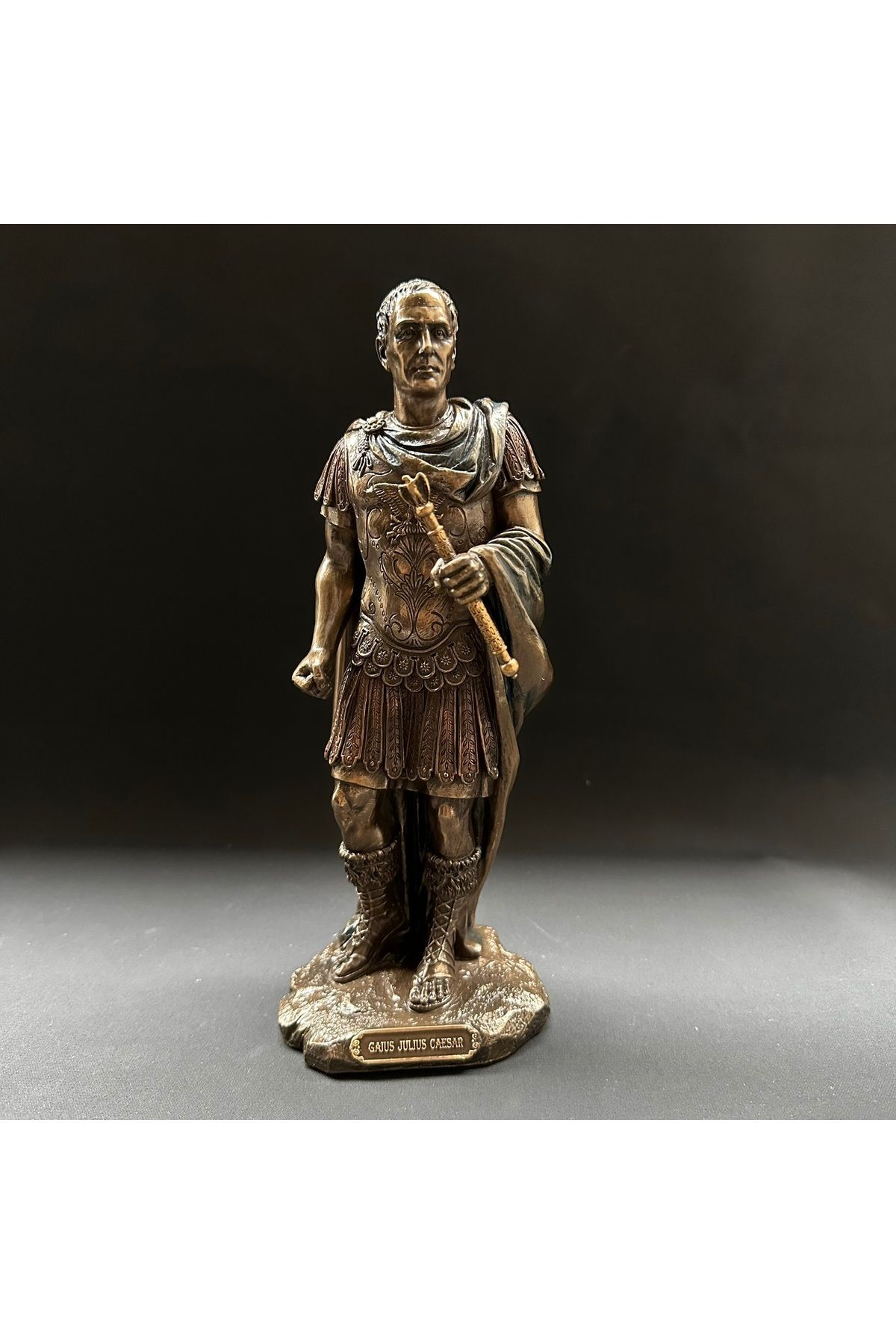 AresAltes Jül Sezar Veronese Design Heykelcik Biblo Lüks Dekor