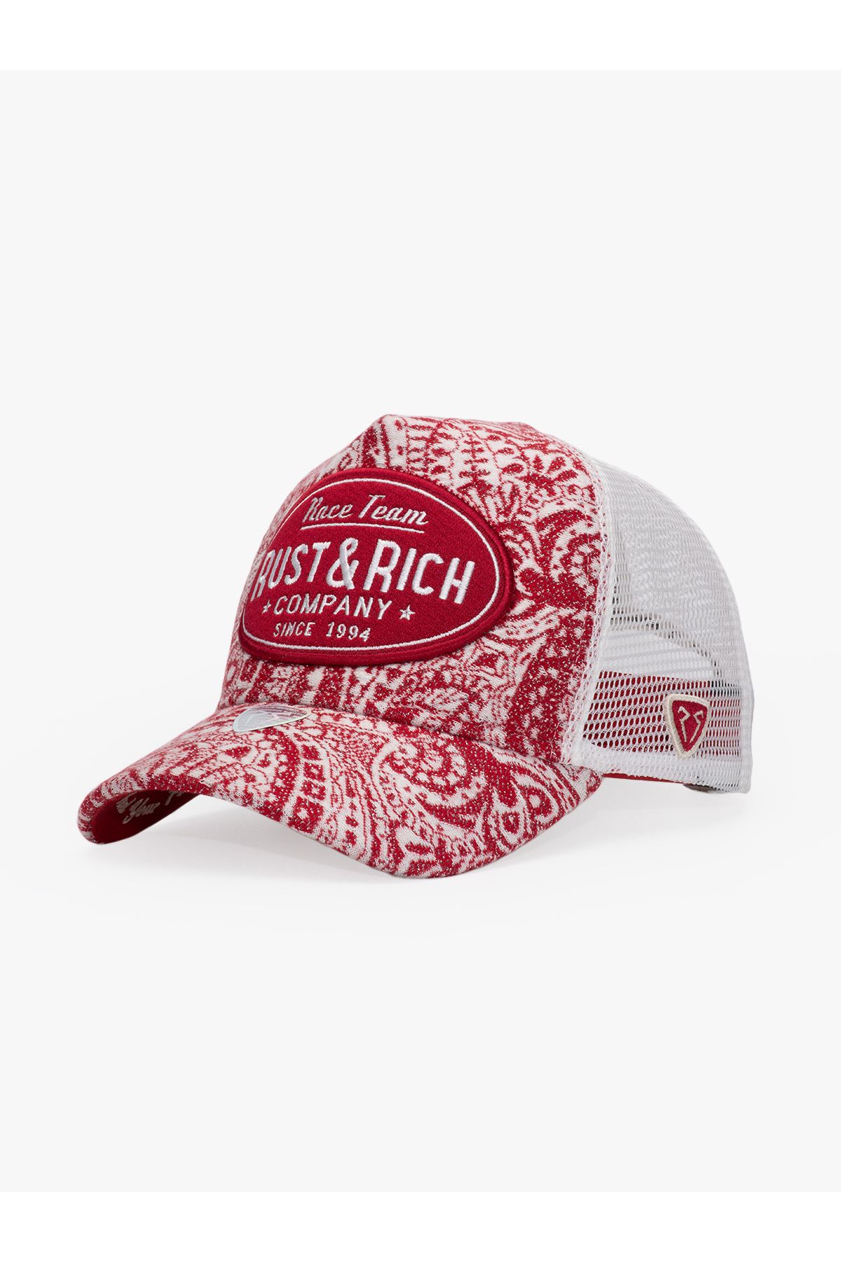 Rust&Rich Kadın Erkek Bordo Trucker Hat Premium Collection Vintage Race