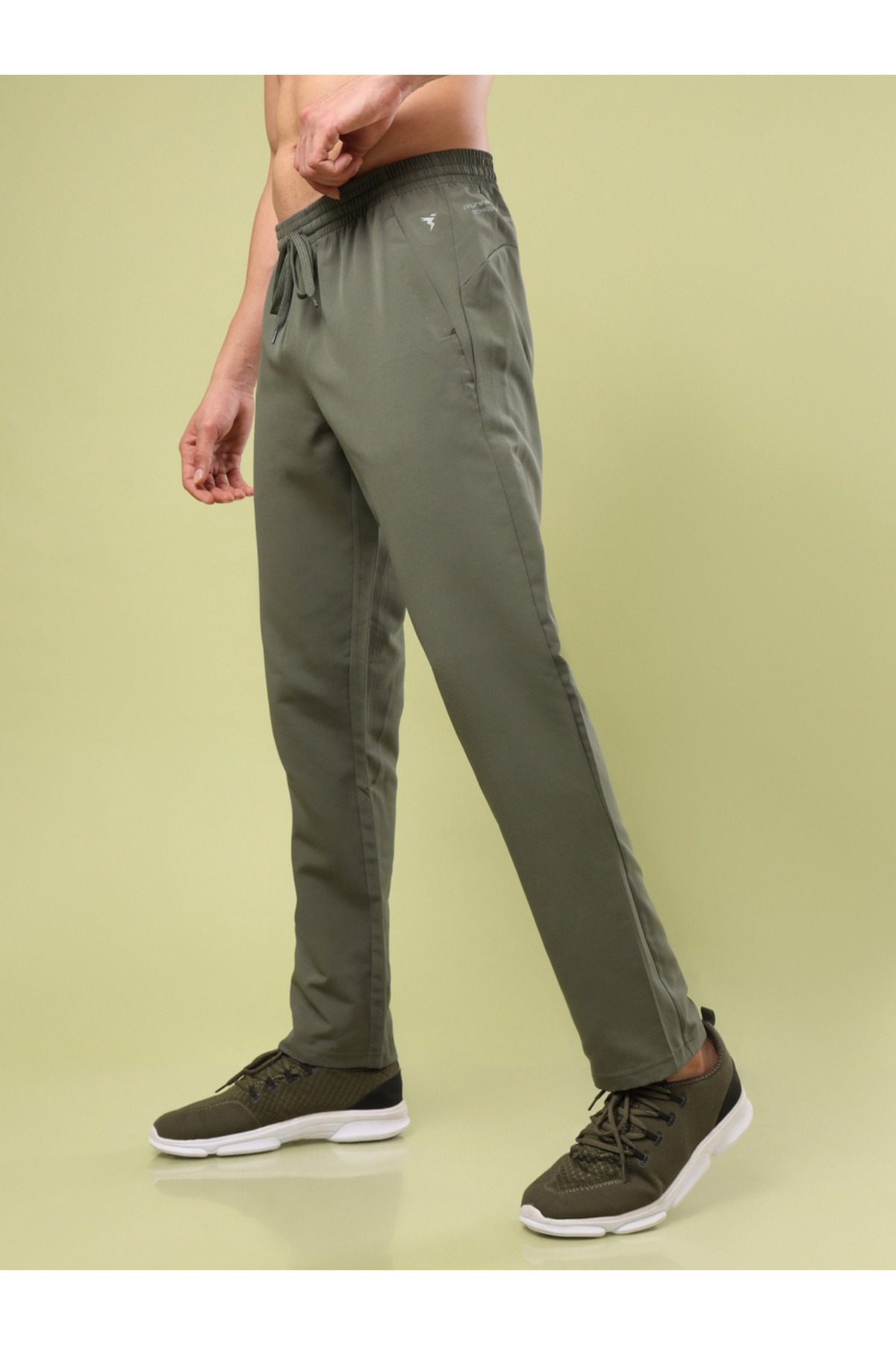 Technosport By Styli-Solid Trackpants with Drawstring 3
