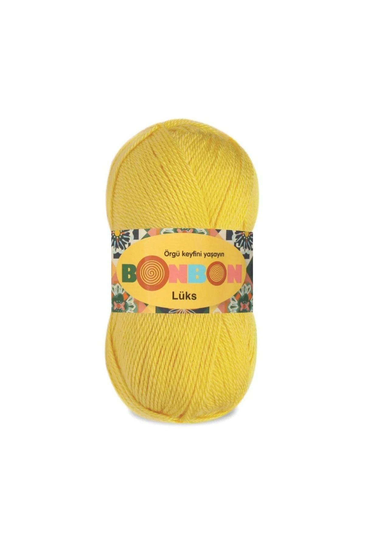 NAKO Bonbon Lüks 98407 Neon Sarı (5 Adet) Örgü İpi