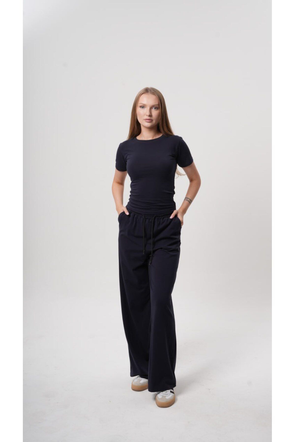 femmes fraiches Femmes Vita Yazlık Set ( Jogger T-shirt )