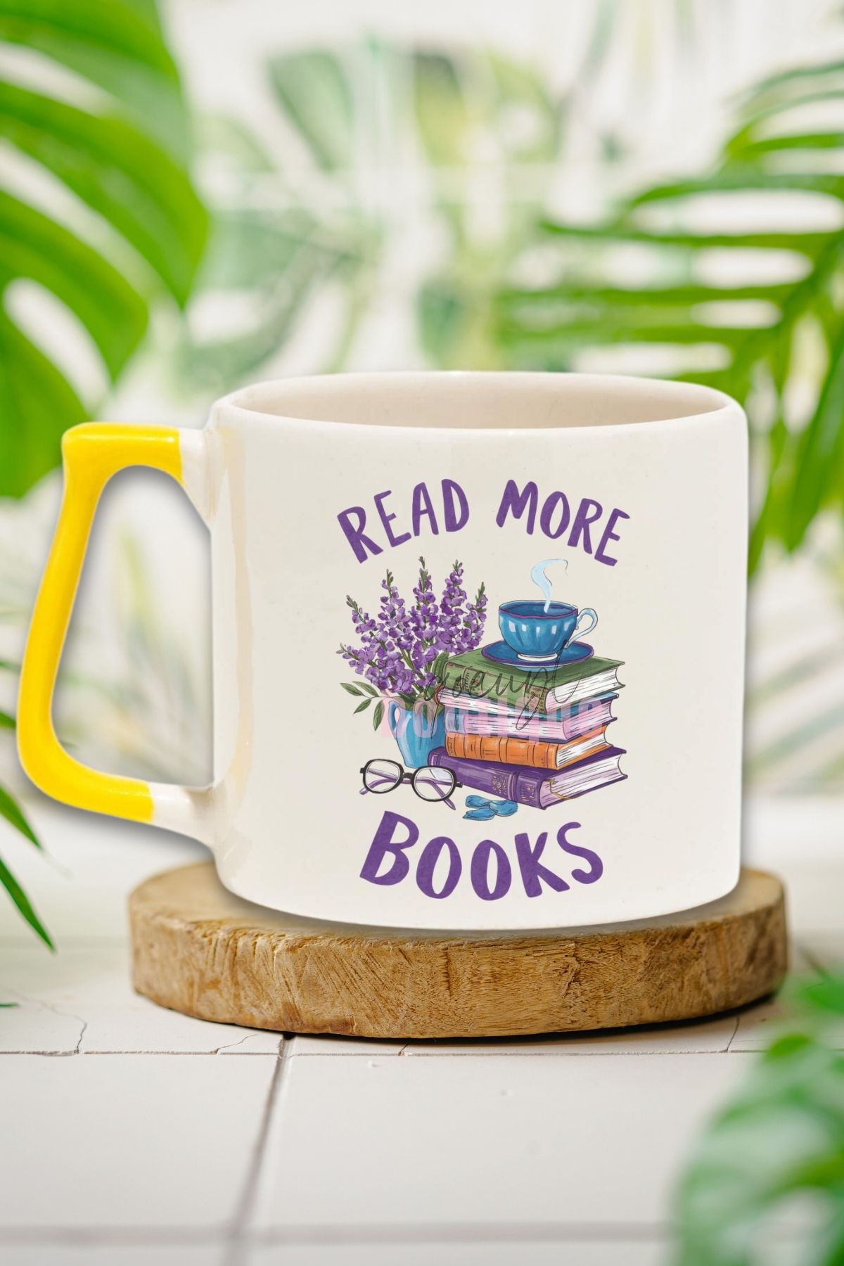qoeuyl boutique Read More Books Yazılı Kitap Okuma Teşviki Mottosu Hediyelik Kulplu Kupa Bardak