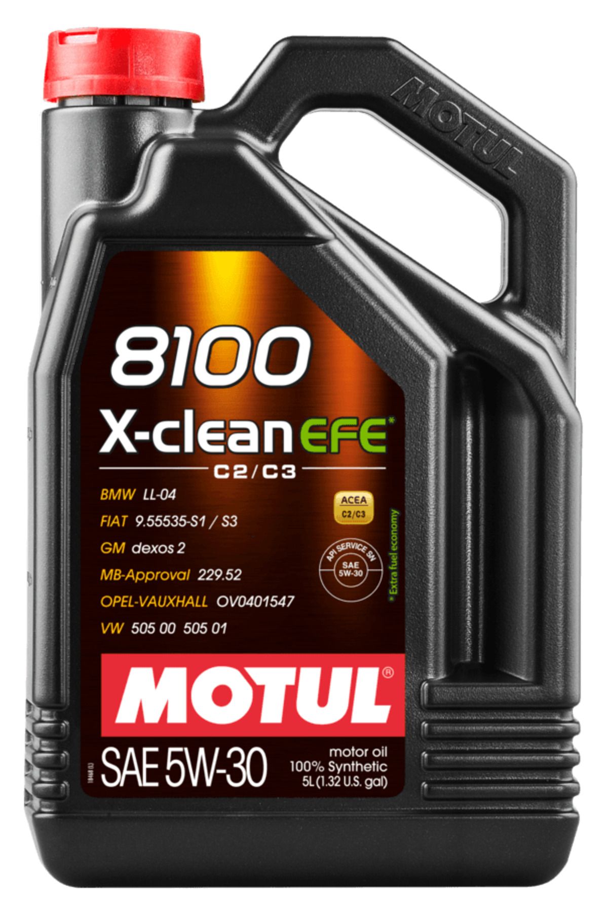 Motul 8100 X-Clean Efe 5W-30 5 Lt Motor Yağı