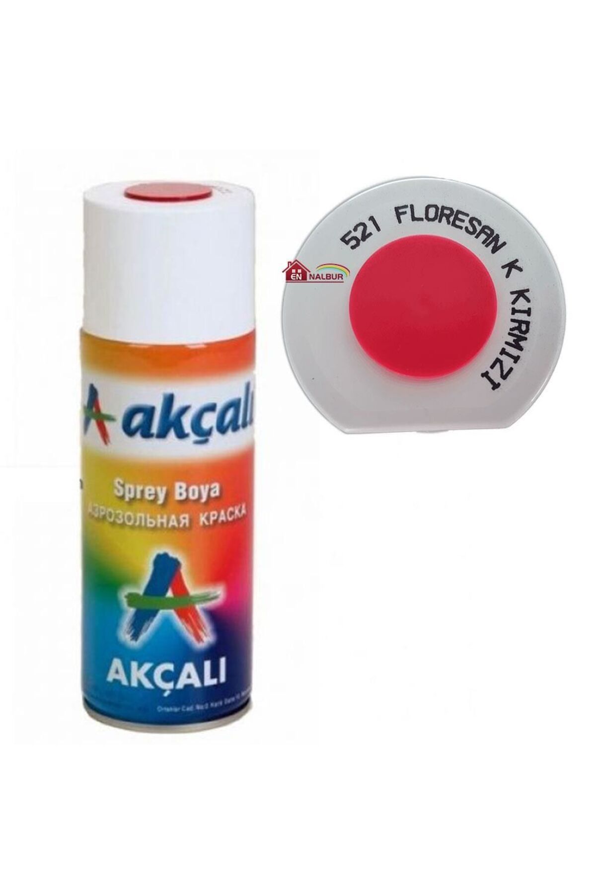 Pazarcan Akçalı Sprey Boya 400 Ml 521 Florasan Koyu Kırmızı