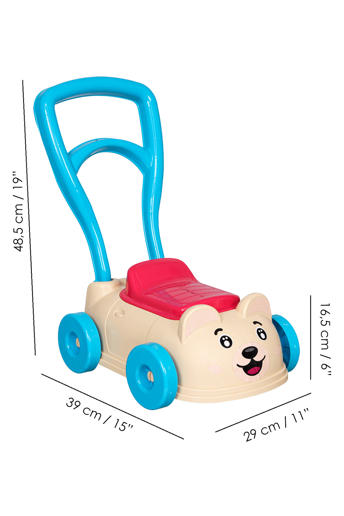 Meleni Toys İlk Arabam Yürüme Arkadaşı - Bebek Çocuk İlk Adım Arabası Yürüme Yardımcısı fotoğrafı 5 (önizleme)