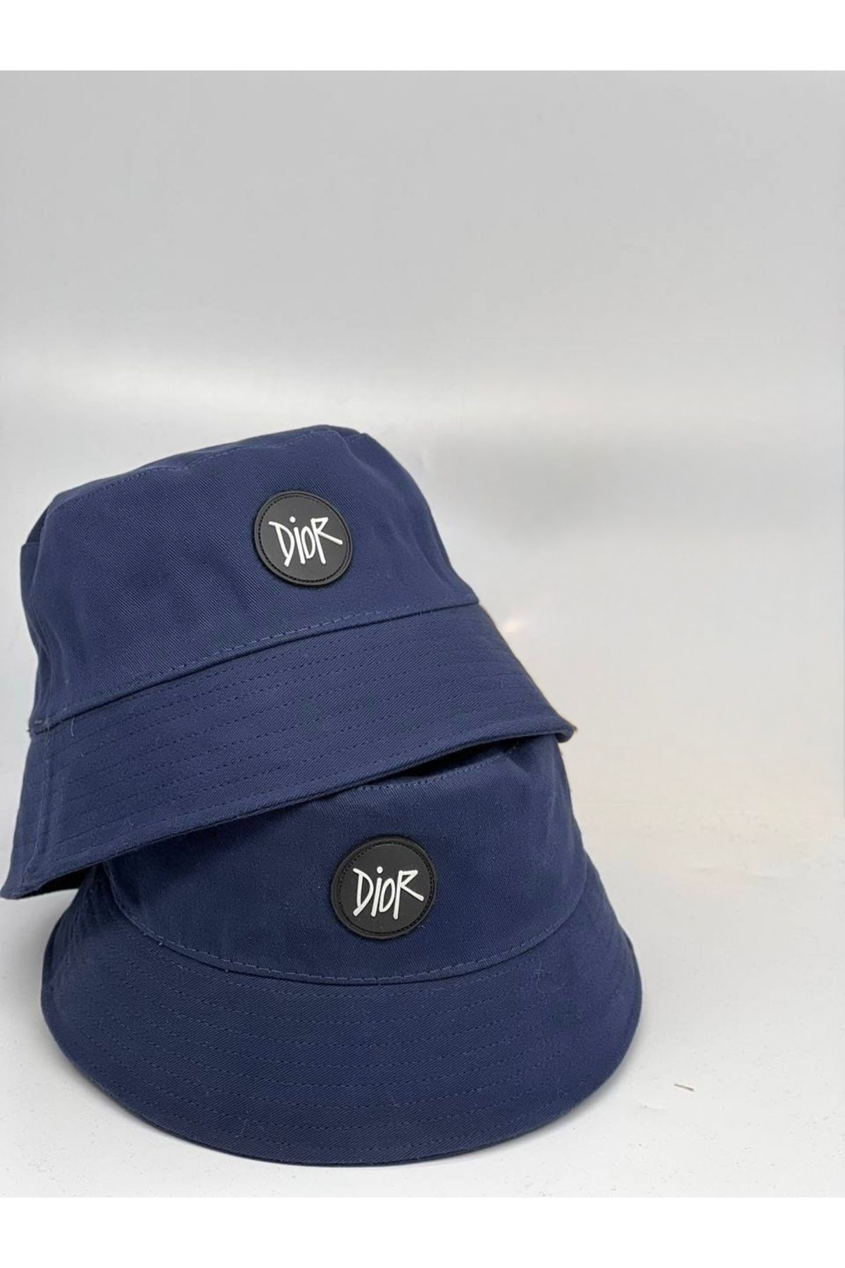 NO BRAND Lacivert Unisex Logo Detaylı Şapka