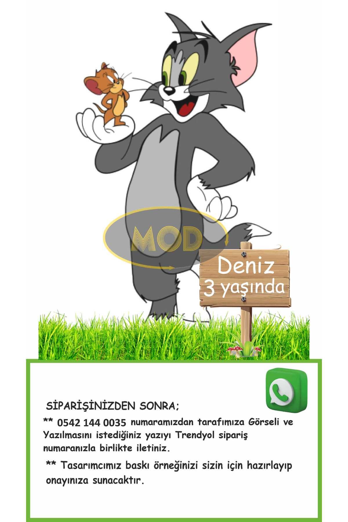 MOD DOĞUM GÜNÜ 3 BOYUTLU AYAKLI MAKET PANO 50X70 CM