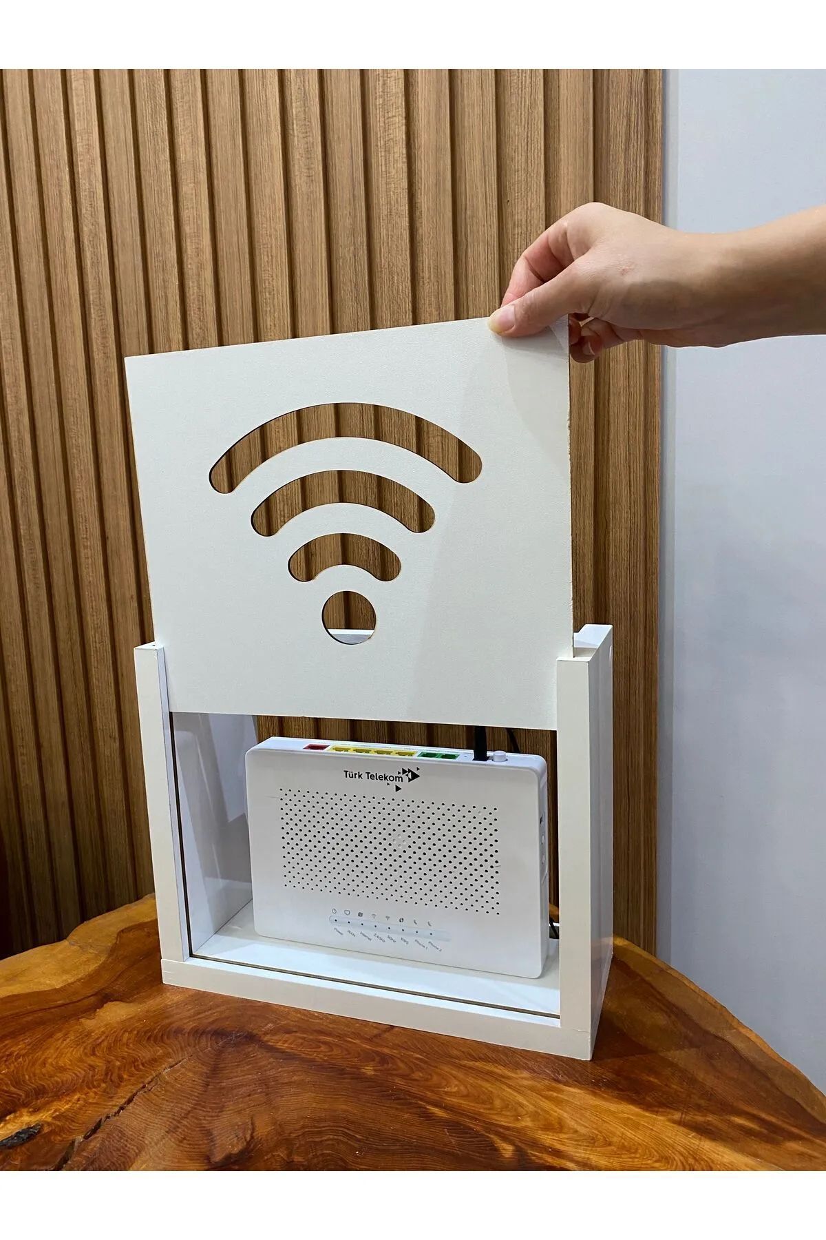 SoyArt Modem Saklama Kutusu Wifi Saklama Kutusu Duvar Düzenleyici