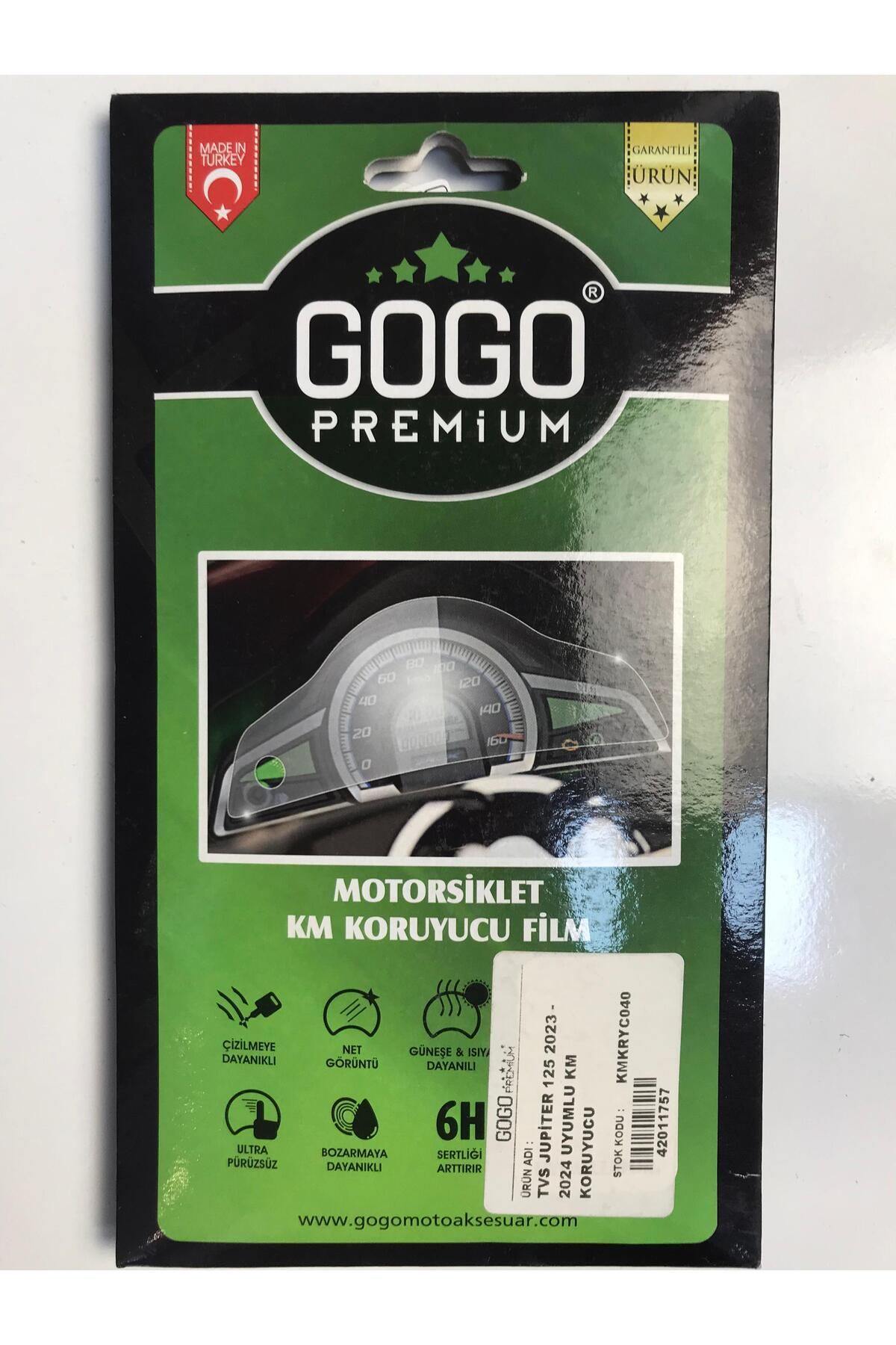 Gogo TVS JUPITER 125 2024-2025 UYUMLU KM KORUYUCU FİLM