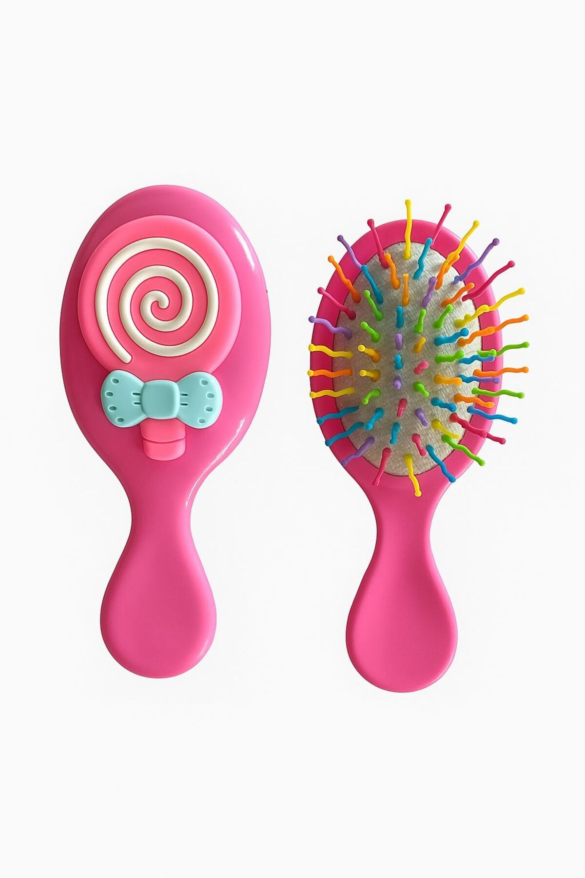Pico Baby Pembe Lolipop Desenli Kız Çocuk Tarak 14cm