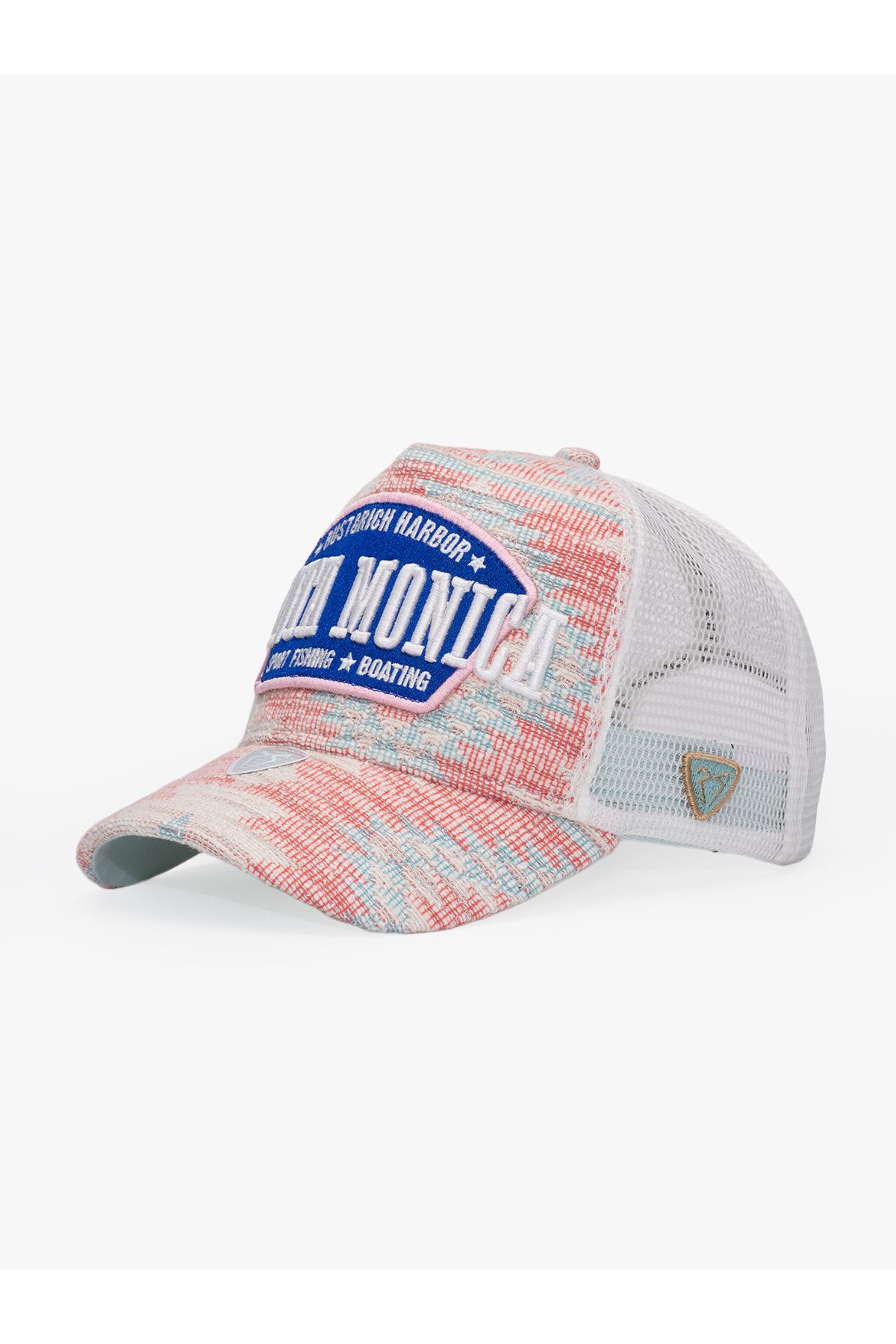 Rust&Rich Kadın Erkek Beyaz Trucker Hat City's Collection Santa Monica