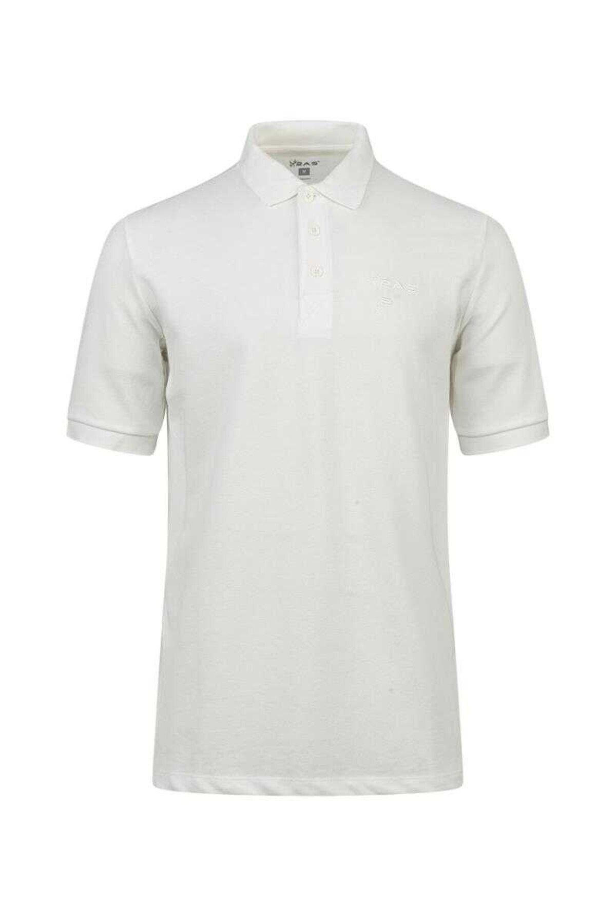 2AS Andy Erkek Polo Yaka T-shirt Beyaz 2asandytfbm25-0